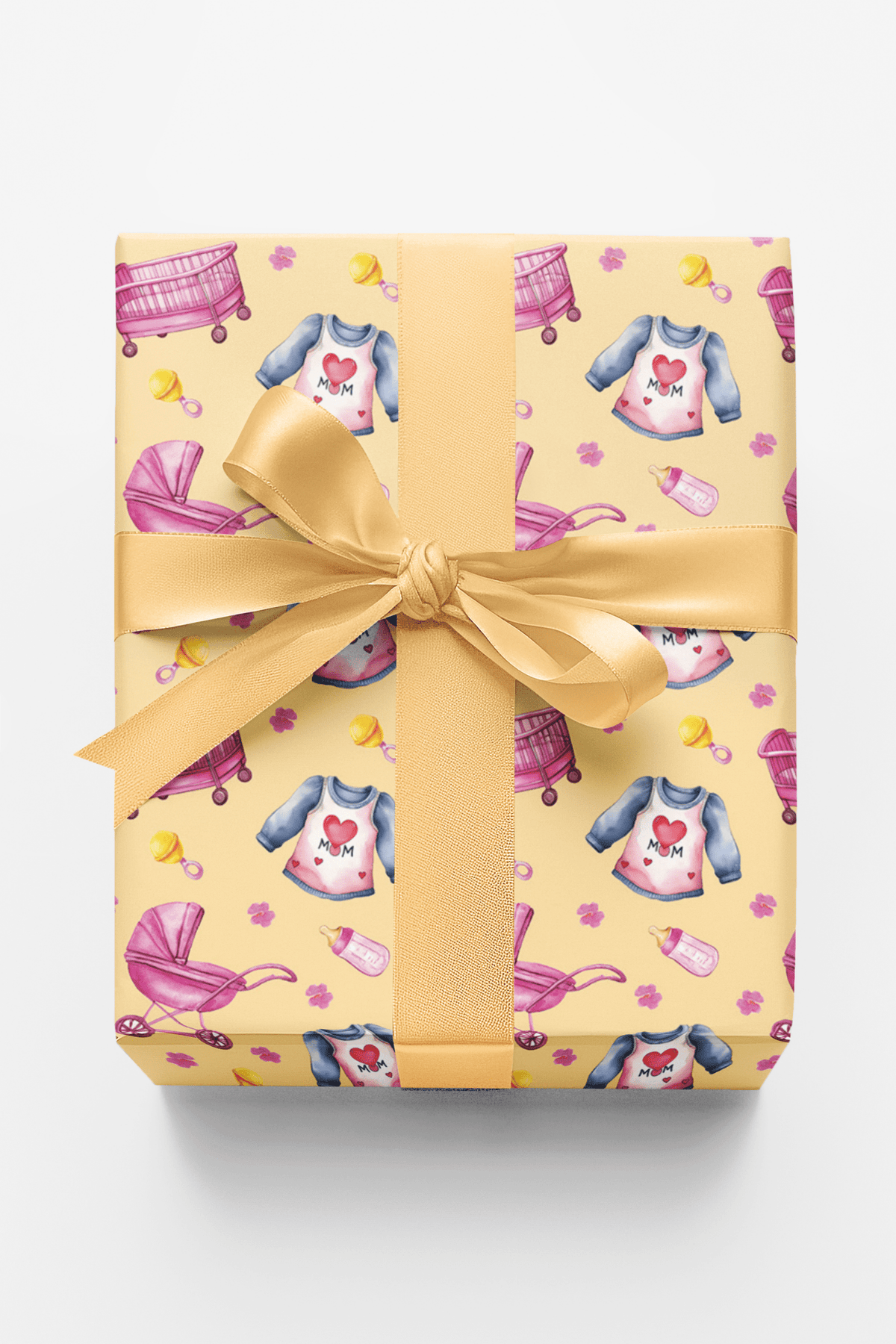 I Love Mom - Peach - London Penny Gift Wrap