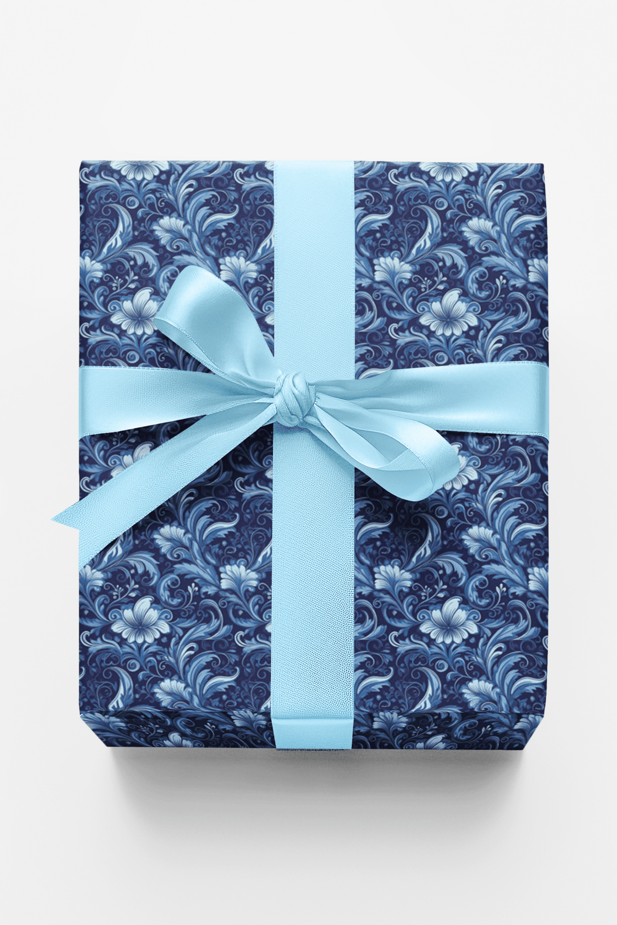 Baroque Bleu - London Penny Gift Wrap