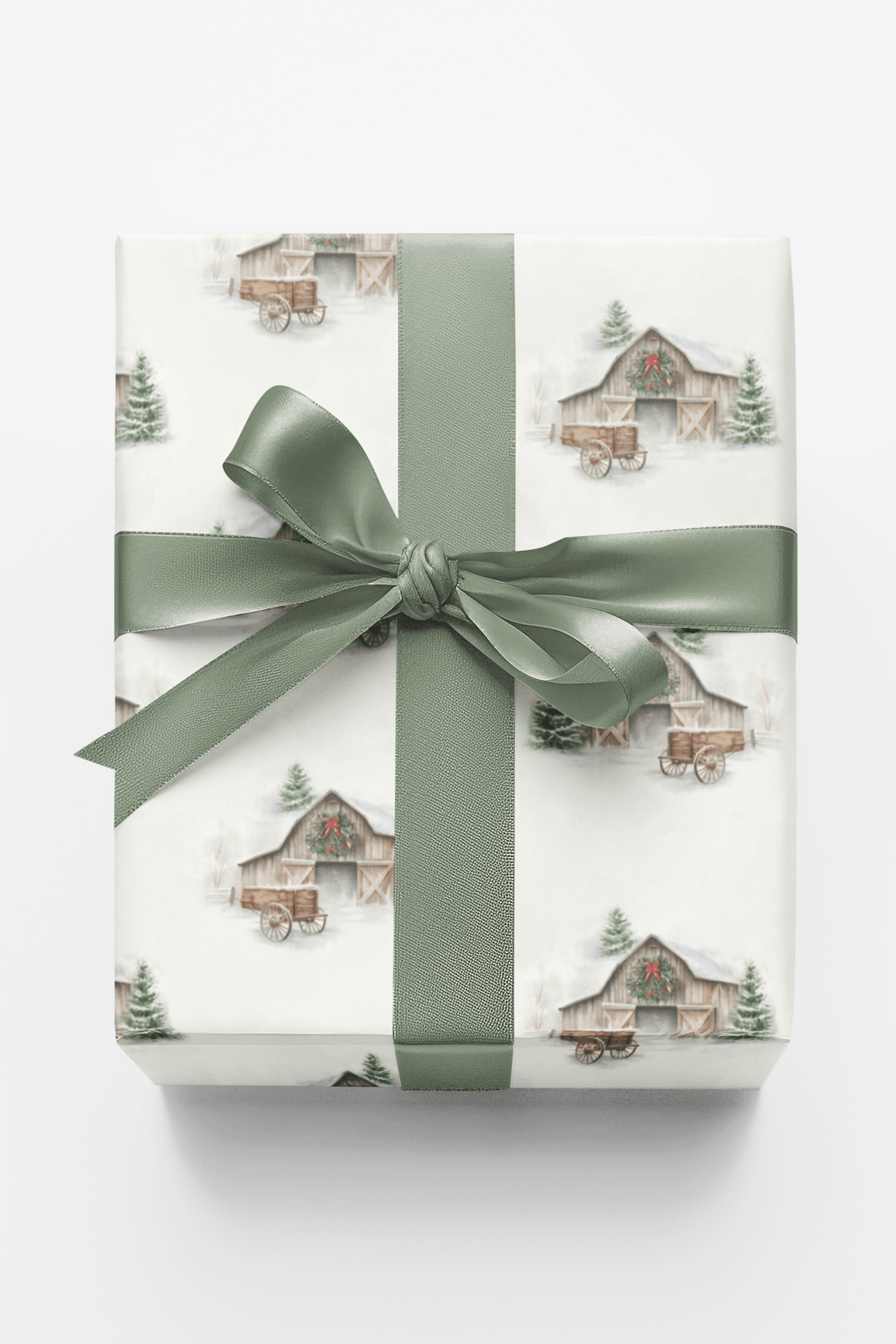 Winter Barn Chorus - London Penny Gift Wrap