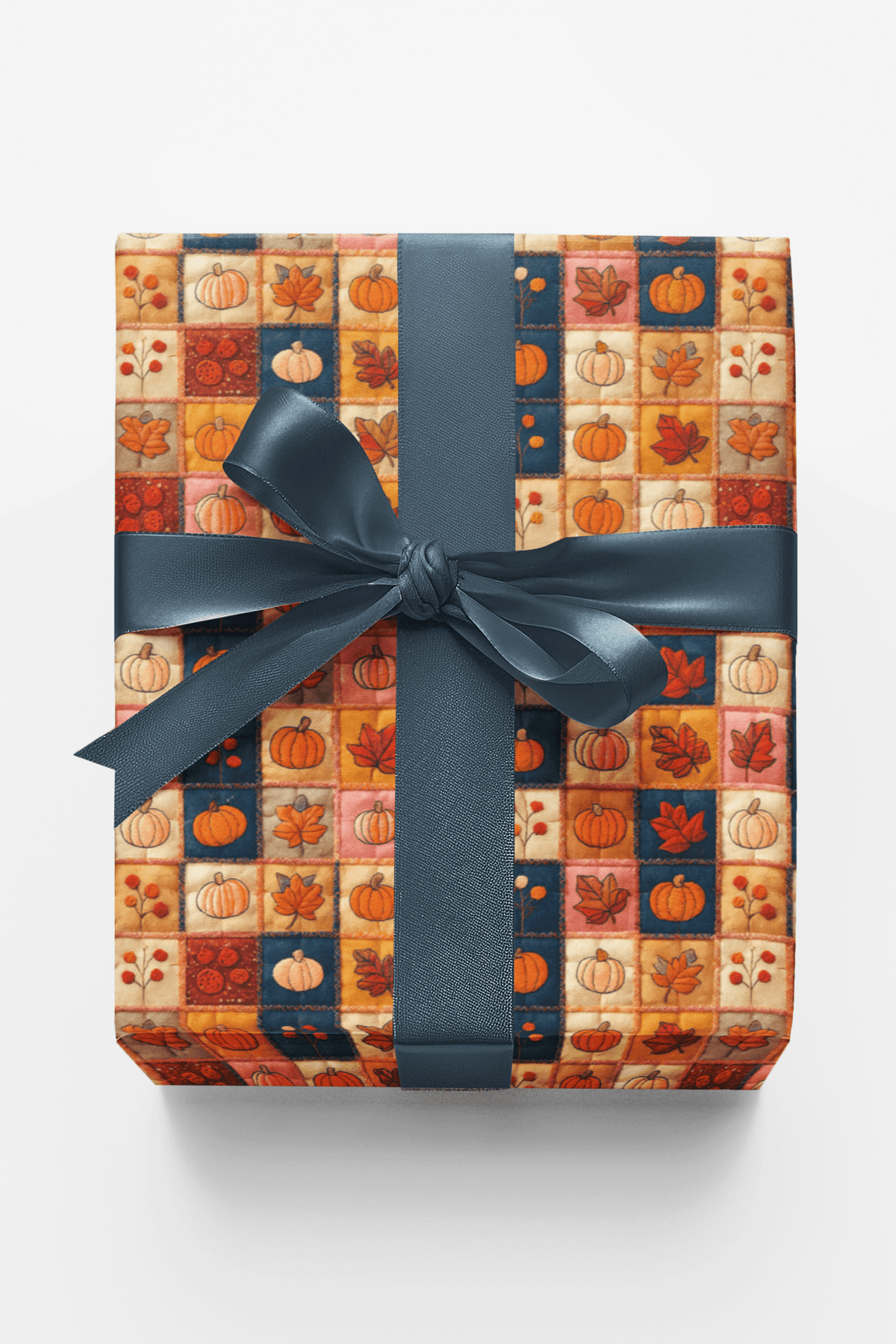 Pumpkin Patch Patchwork - London Penny Gift Wrap
