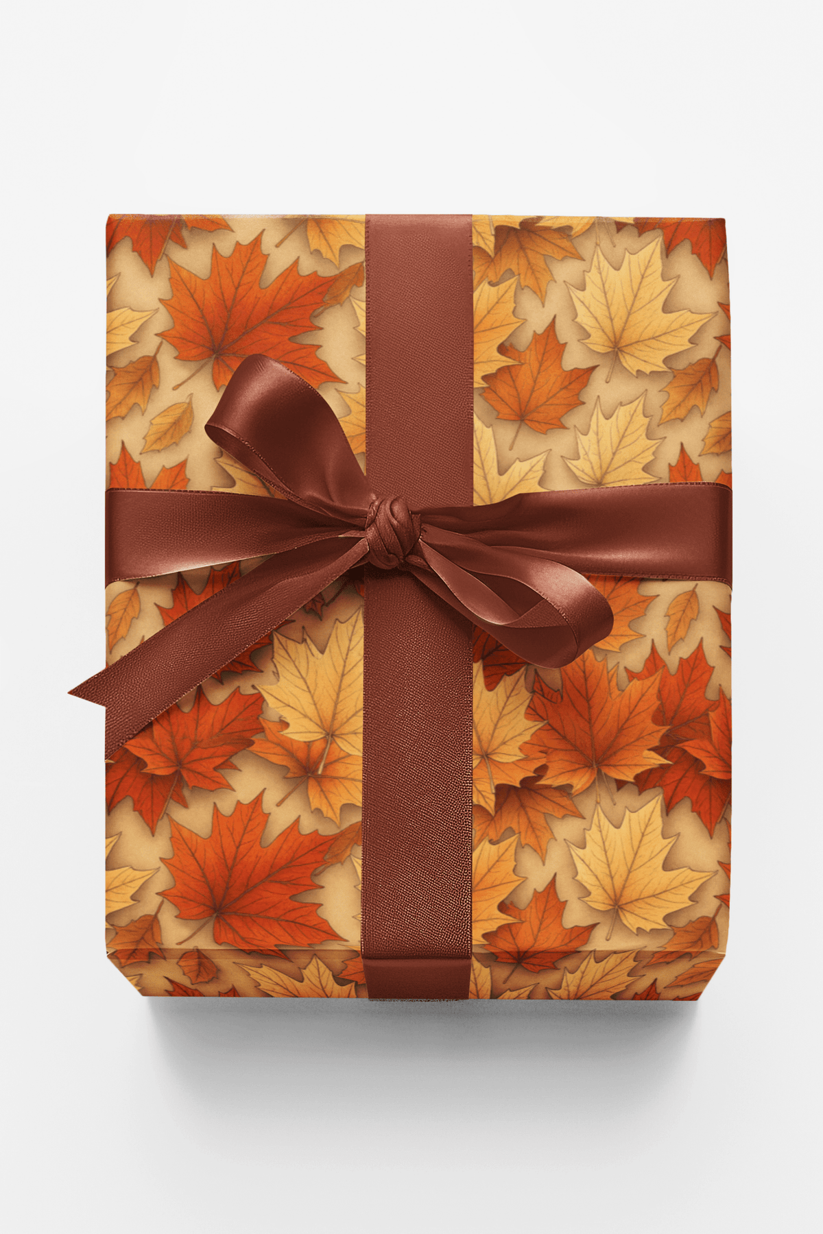 Falling Amber Leaves - London Penny Gift Wrap