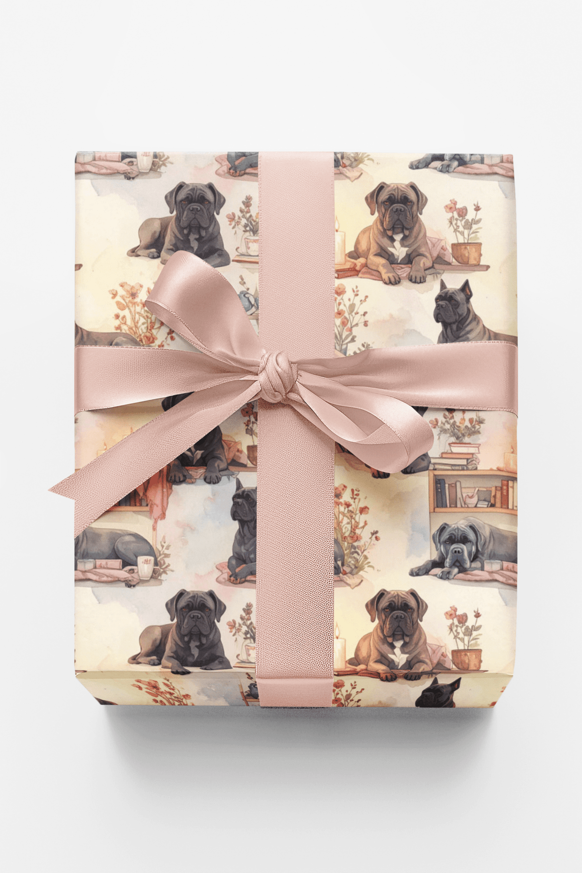 Cozy Reading Nook (Cane Corso) Wrapping Paper - London Penny Gift Wrap