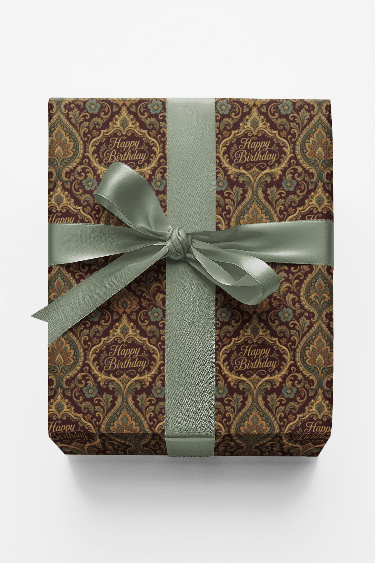 Royal Paisley Celebration Wrapping Paper - London Penny Gift Wrap