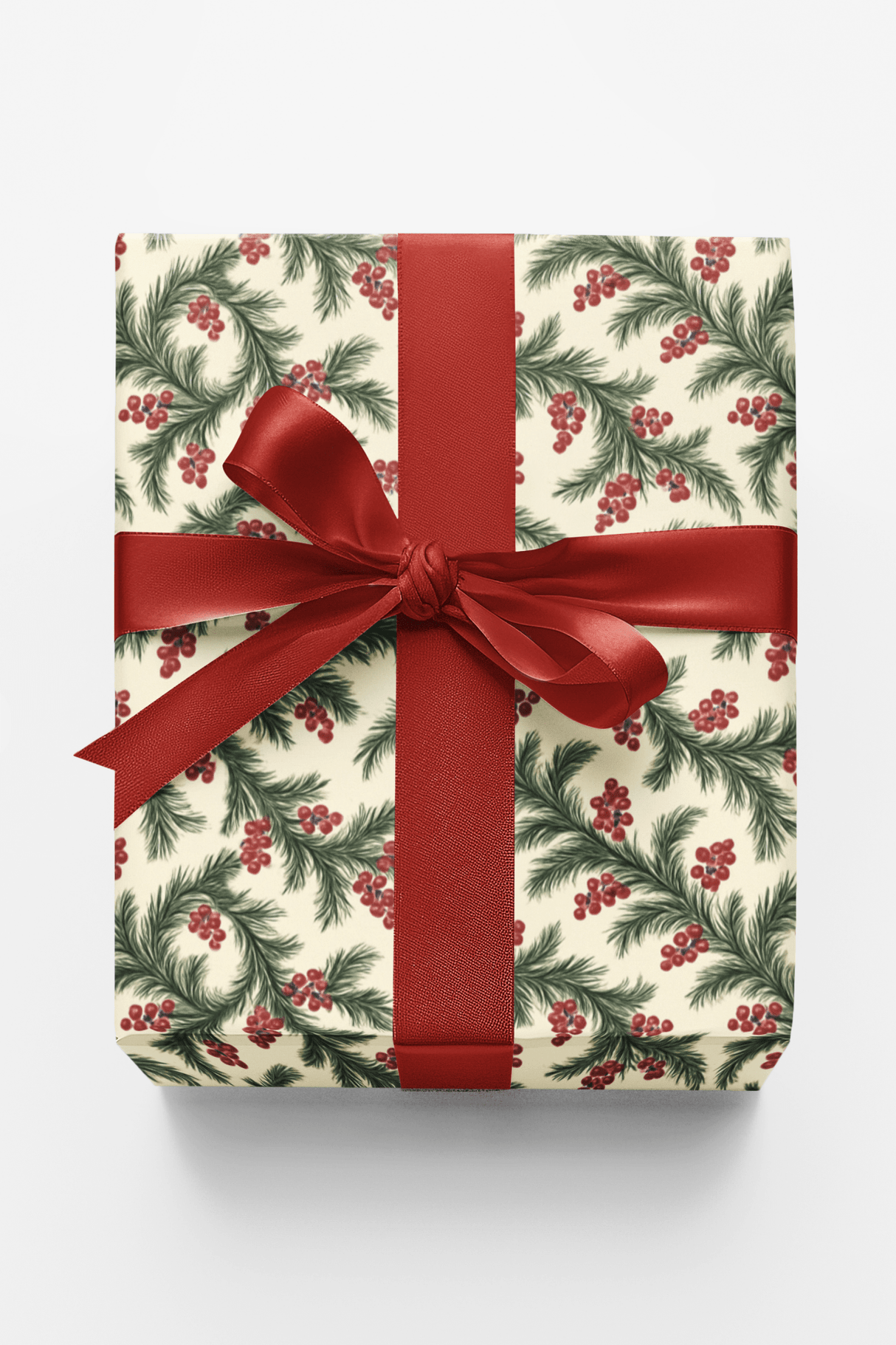 Festive Fir Garland - London Penny Gift Wrap
