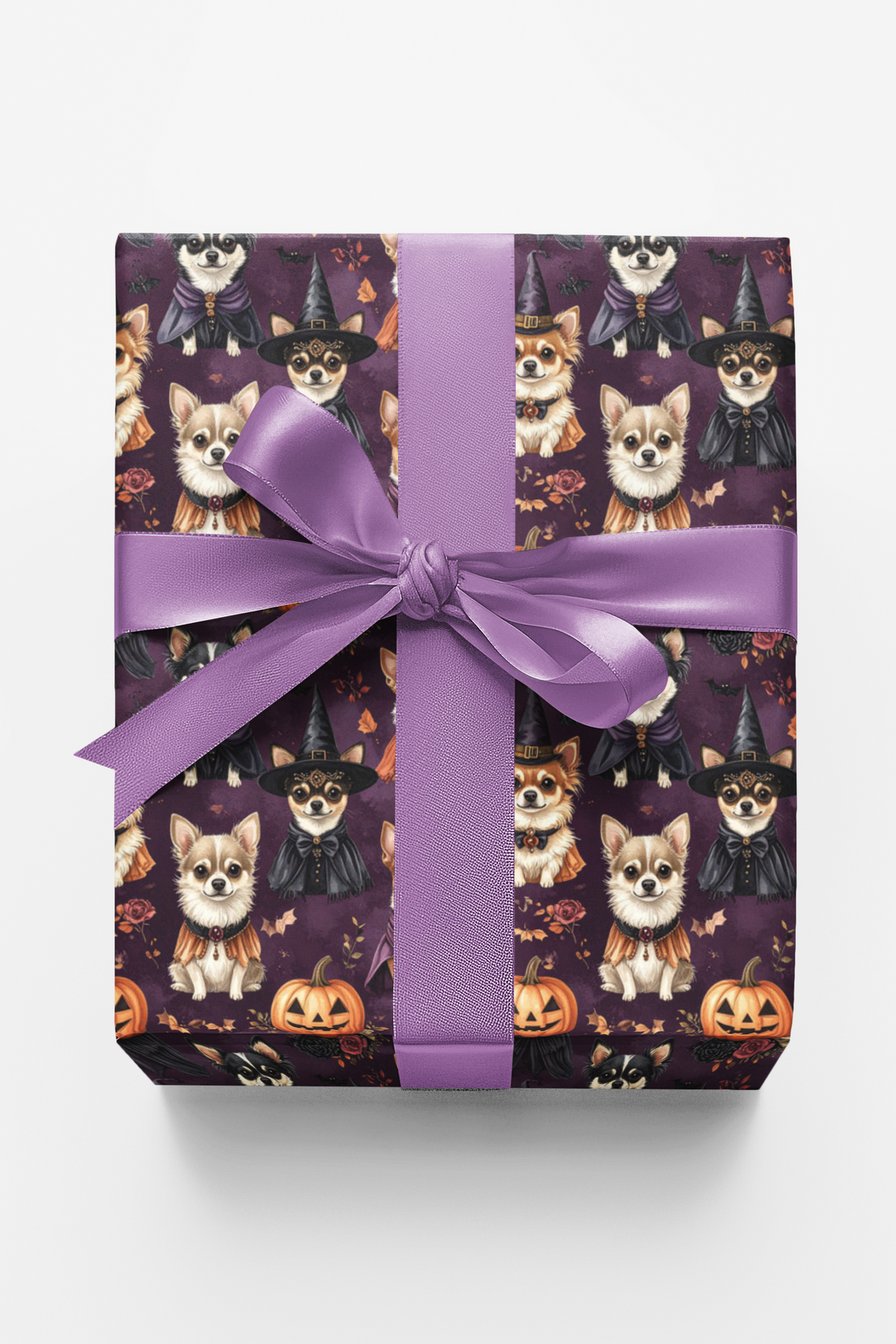 Halloween Chihuahua Party Wrapping Paper