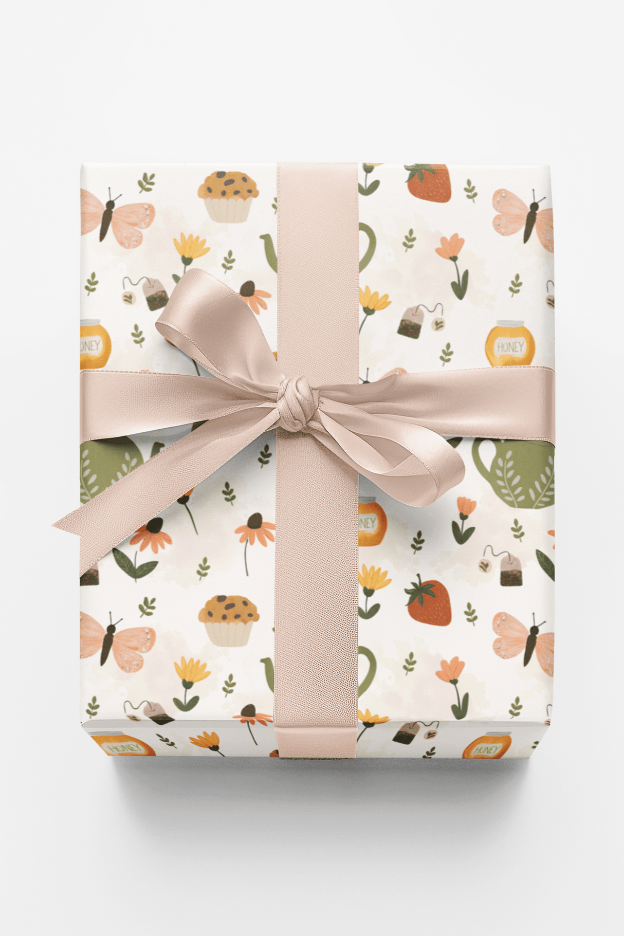 Spring Tea Garden - London Penny Gift Wrap