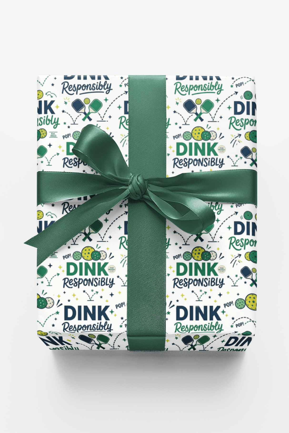 Dink Responsibly Wrapping Paper - London Penny Gift Wrap