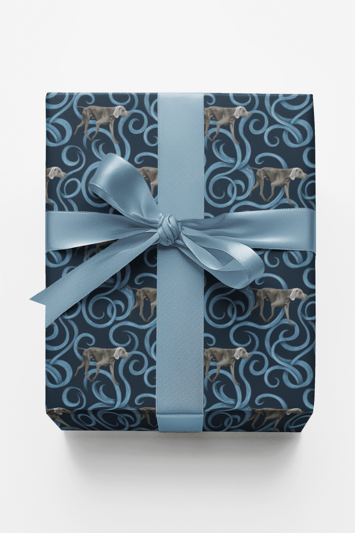 Weimaraner Whirl - London Penny Gift Wrap