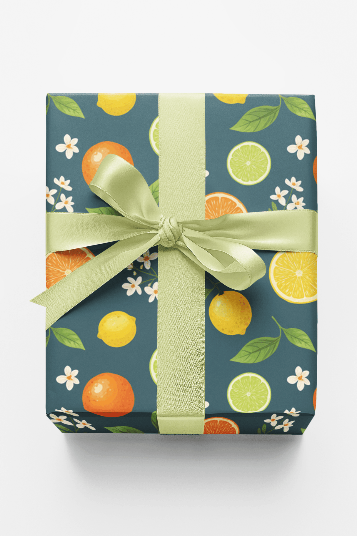 Citrus Zest - London Penny Gift Wrap