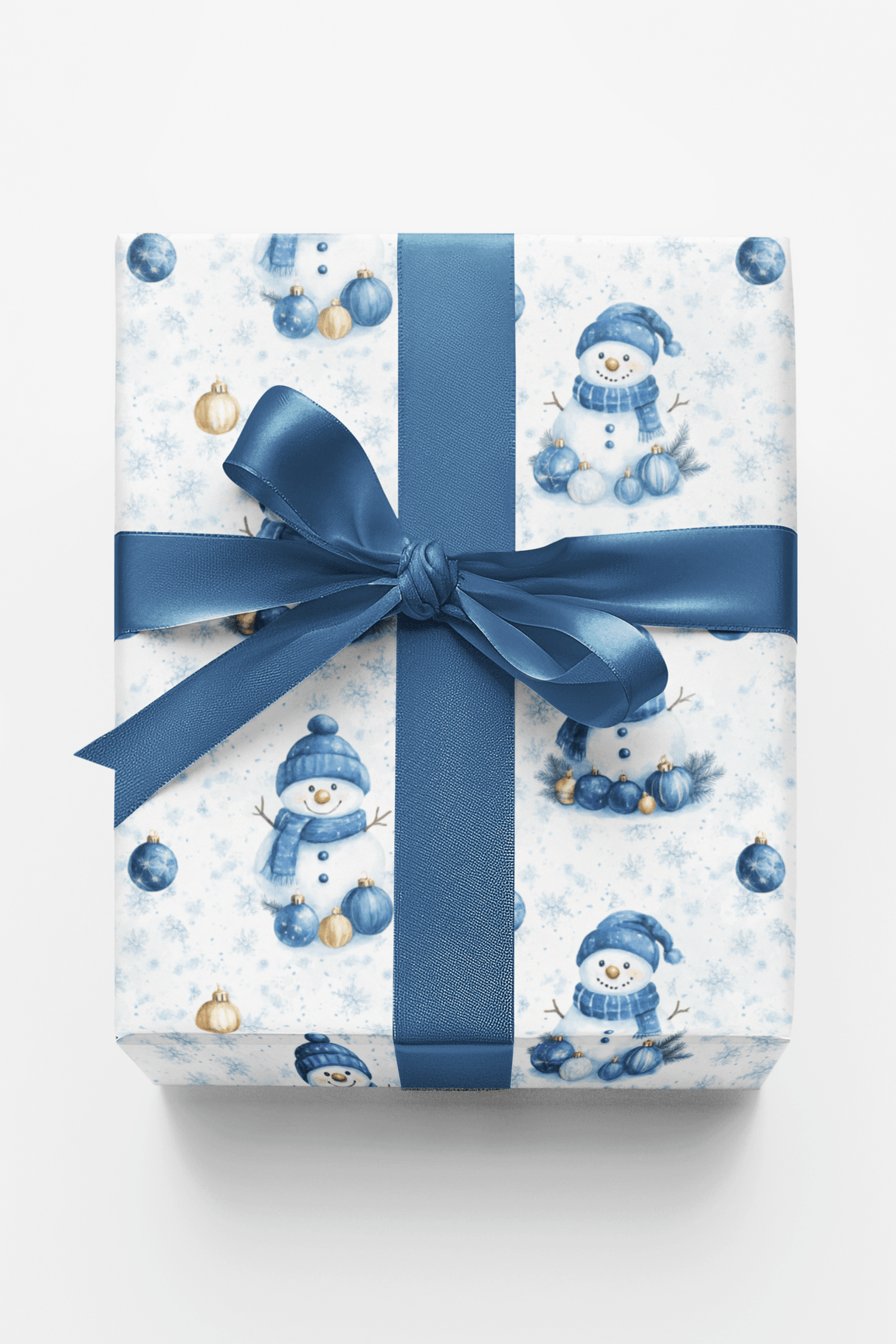 Bluebell Snowman - London Penny Gift Wrap