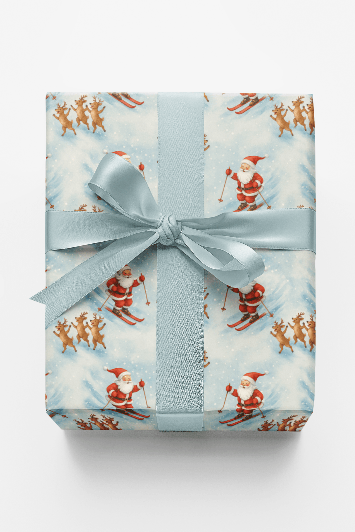 Santa’s Ski Season - London Penny Gift Wrap