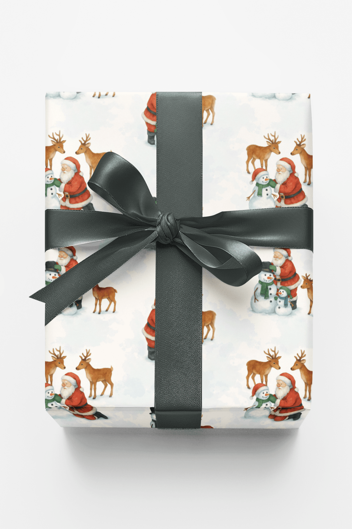Flurries & Fun with Claus - London Penny Gift Wrap