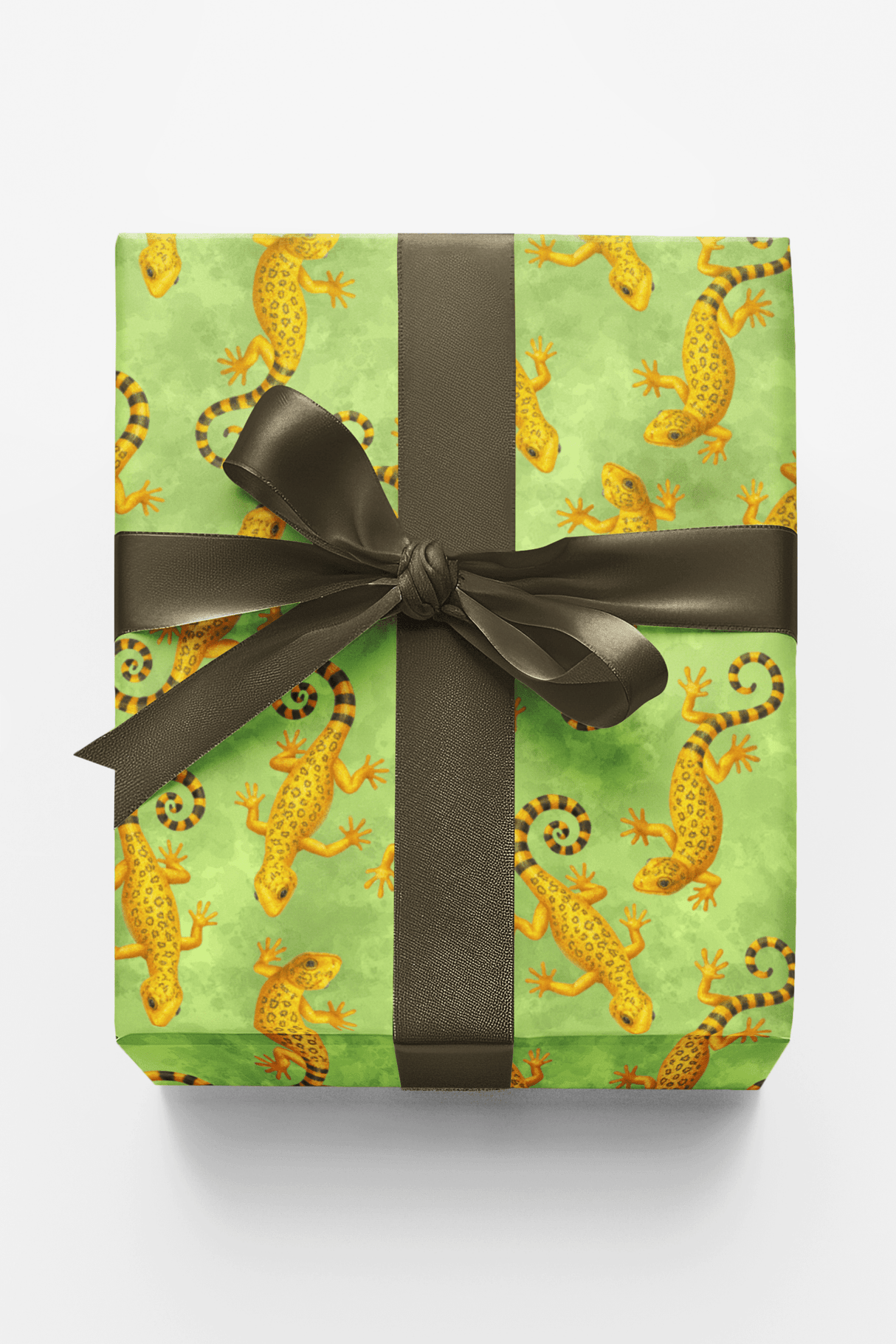 Golden Gecko Dance - London Penny Gift Wrap