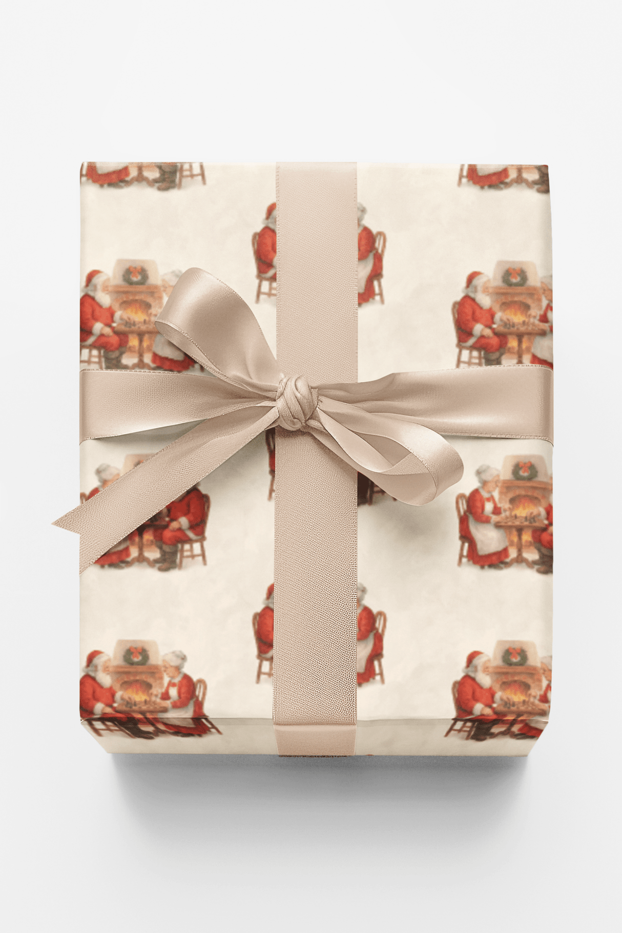 The Claus Chess Match - London Penny Gift Wrap