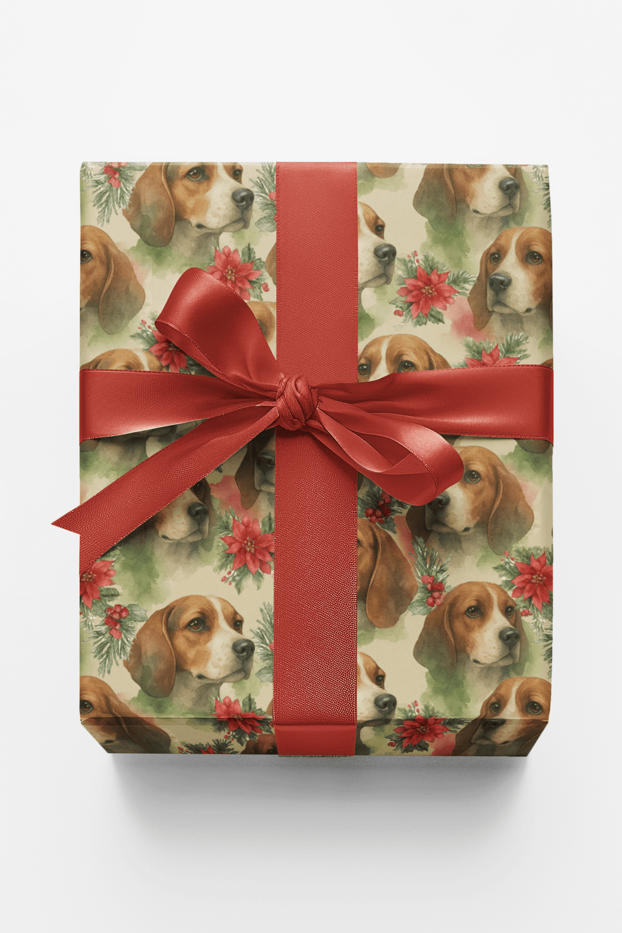 Hound in Holly - London Penny Gift Wrap