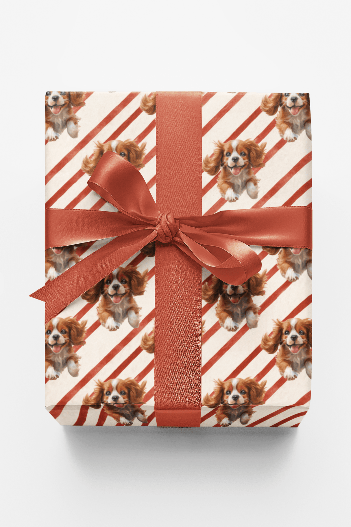 Cavalier Candy Cane - London Penny Gift Wrap