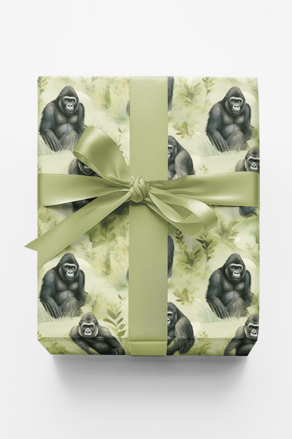 Safari Stroll Gorilla - London Penny Gift Wrap