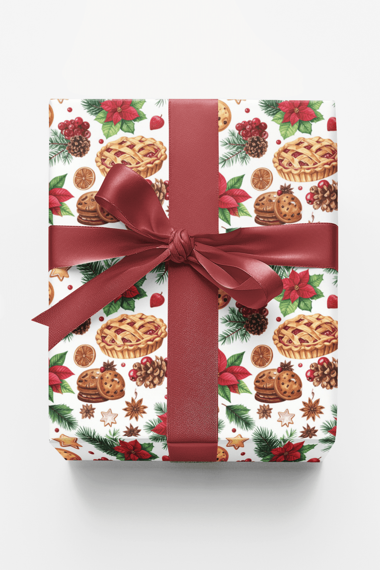 LIMITED TIME | Noche Buena Family Feast Glossy Wrapping Paper - London Penny Gift Wrap