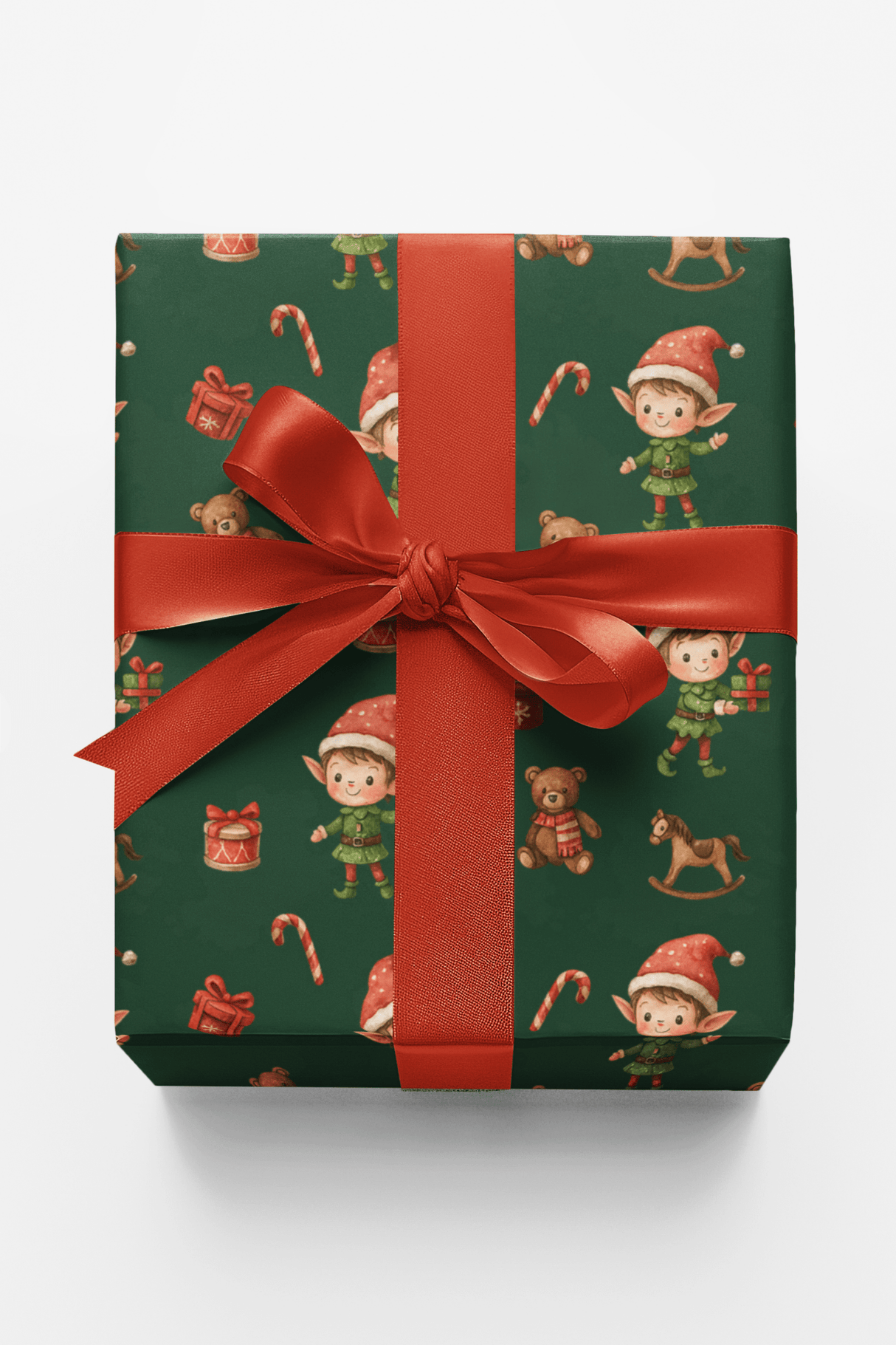 Elf Workshop Icons - London Penny Gift Wrap
