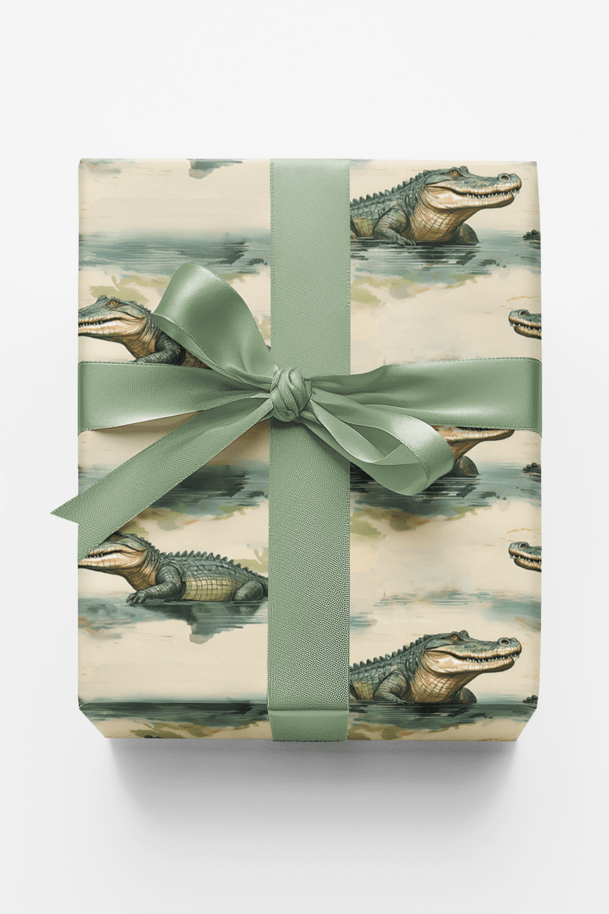 Safari Stroll: Crocodile - London Penny Gift Wrap
