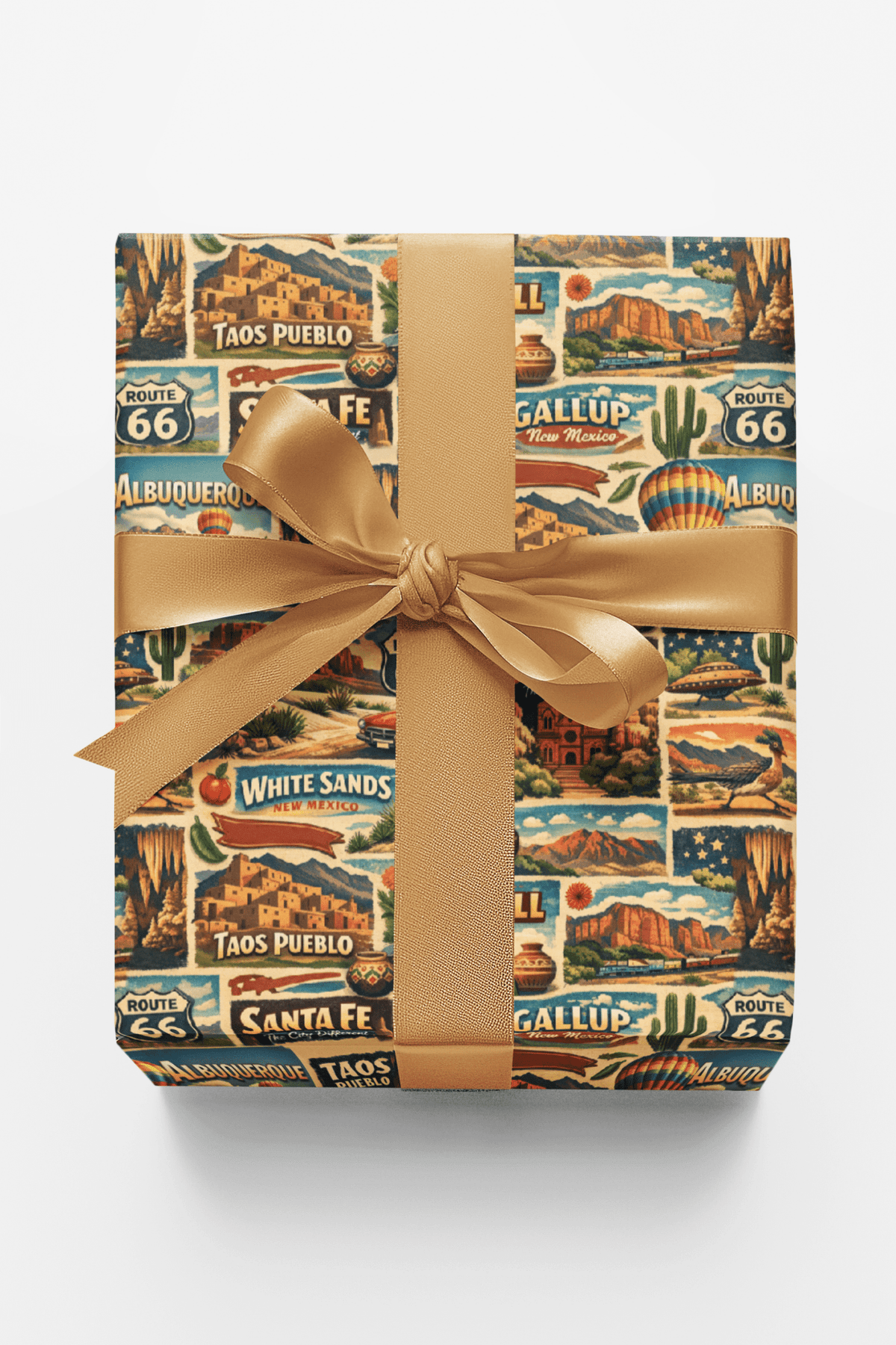 New Mexico Postcard Memories - London Penny Gift Wrap