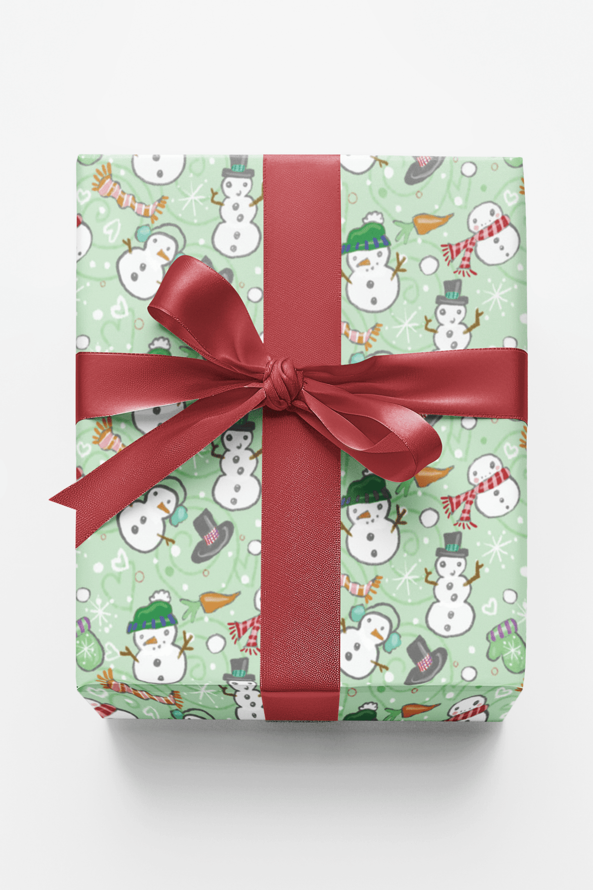 Snowmen Plentiful Wrapping Paper | Michelle Gilsey | Artist Corner - London Penny Gift Wrap