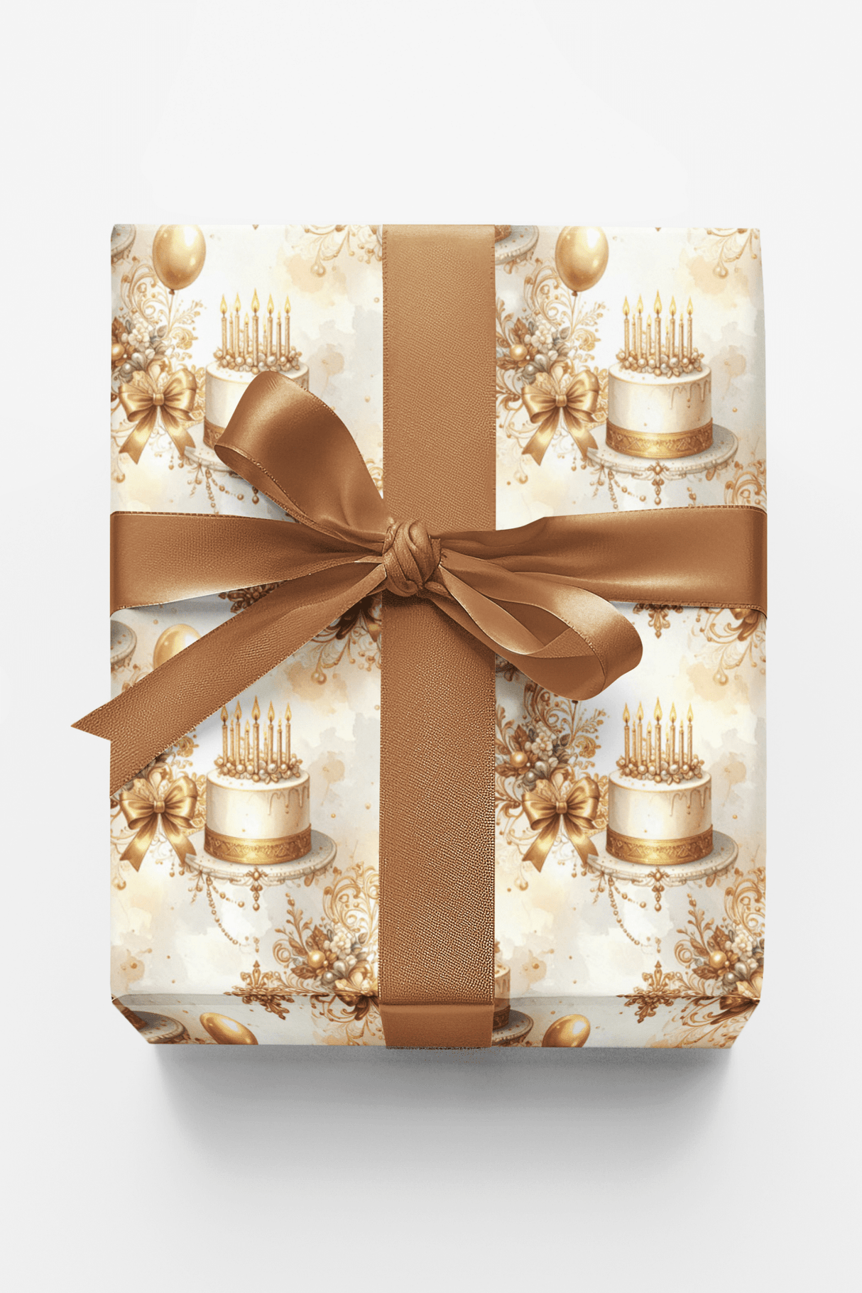 Birthday Baroque Lace Wrapping Paper - London Penny Gift Wrap