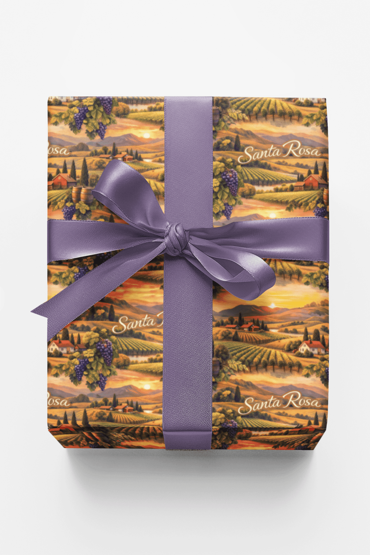 Santa Rosa Wine Country Warmth - London Penny Gift Wrap