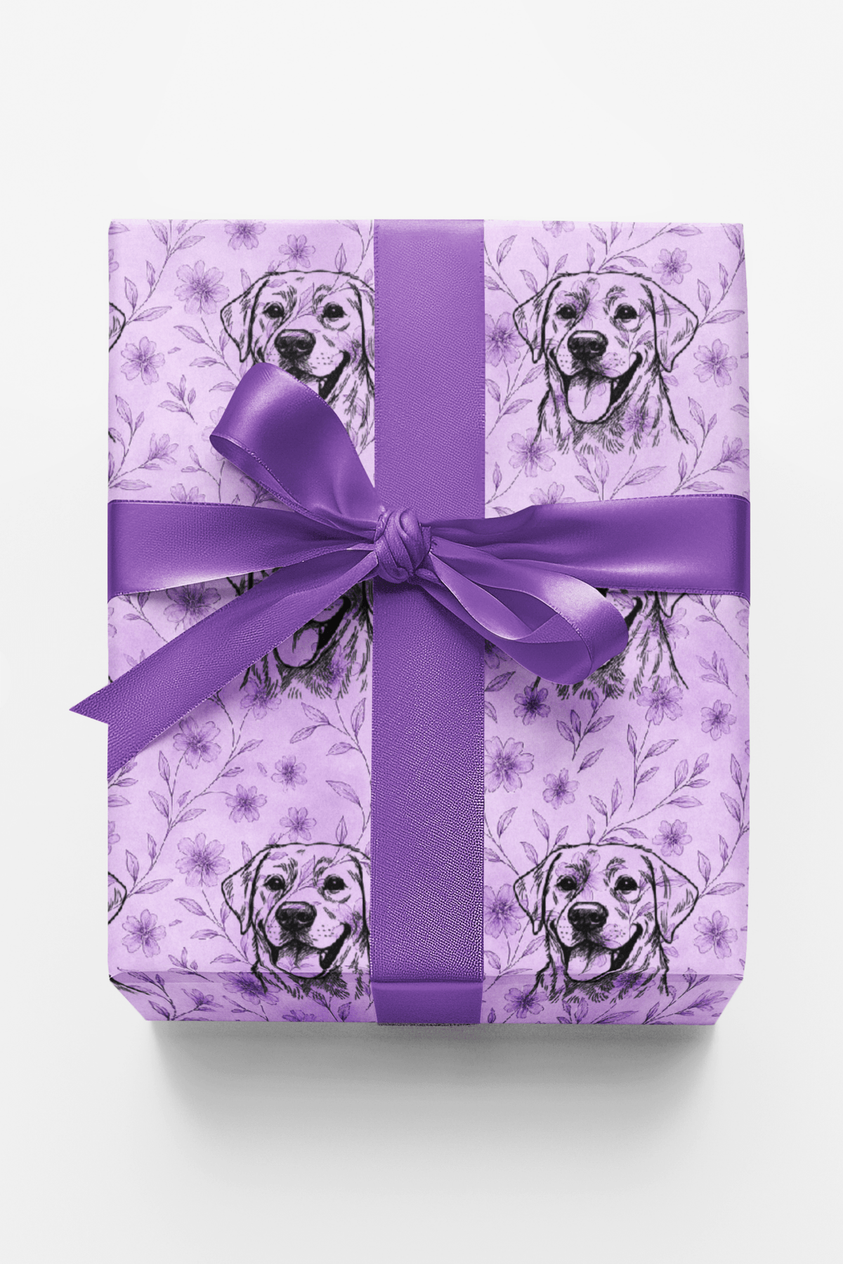 Lilac Labradors - London Penny Gift Wrap