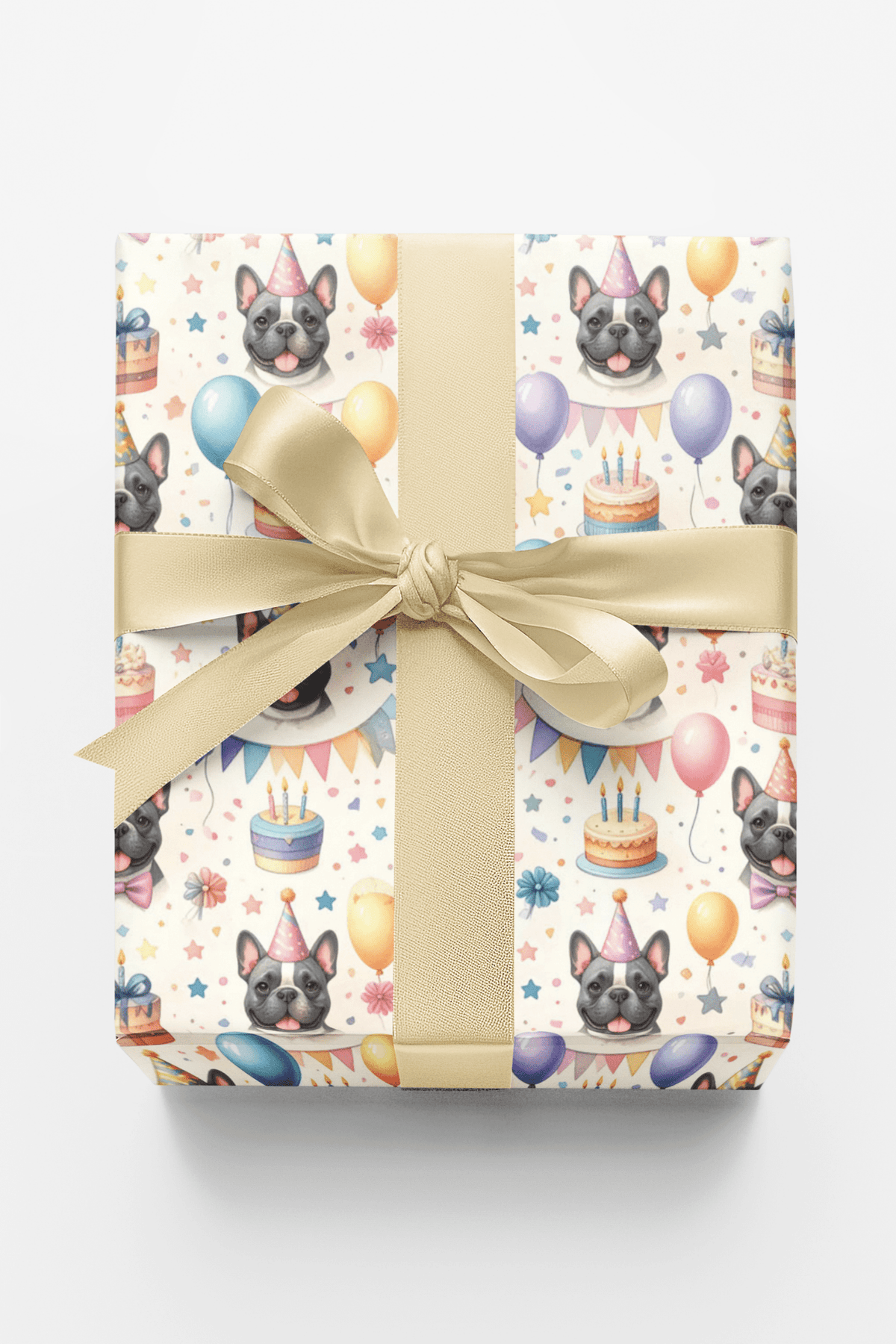 Birthday Party (Cane Corso) Wrapping Paper - London Penny Gift Wrap