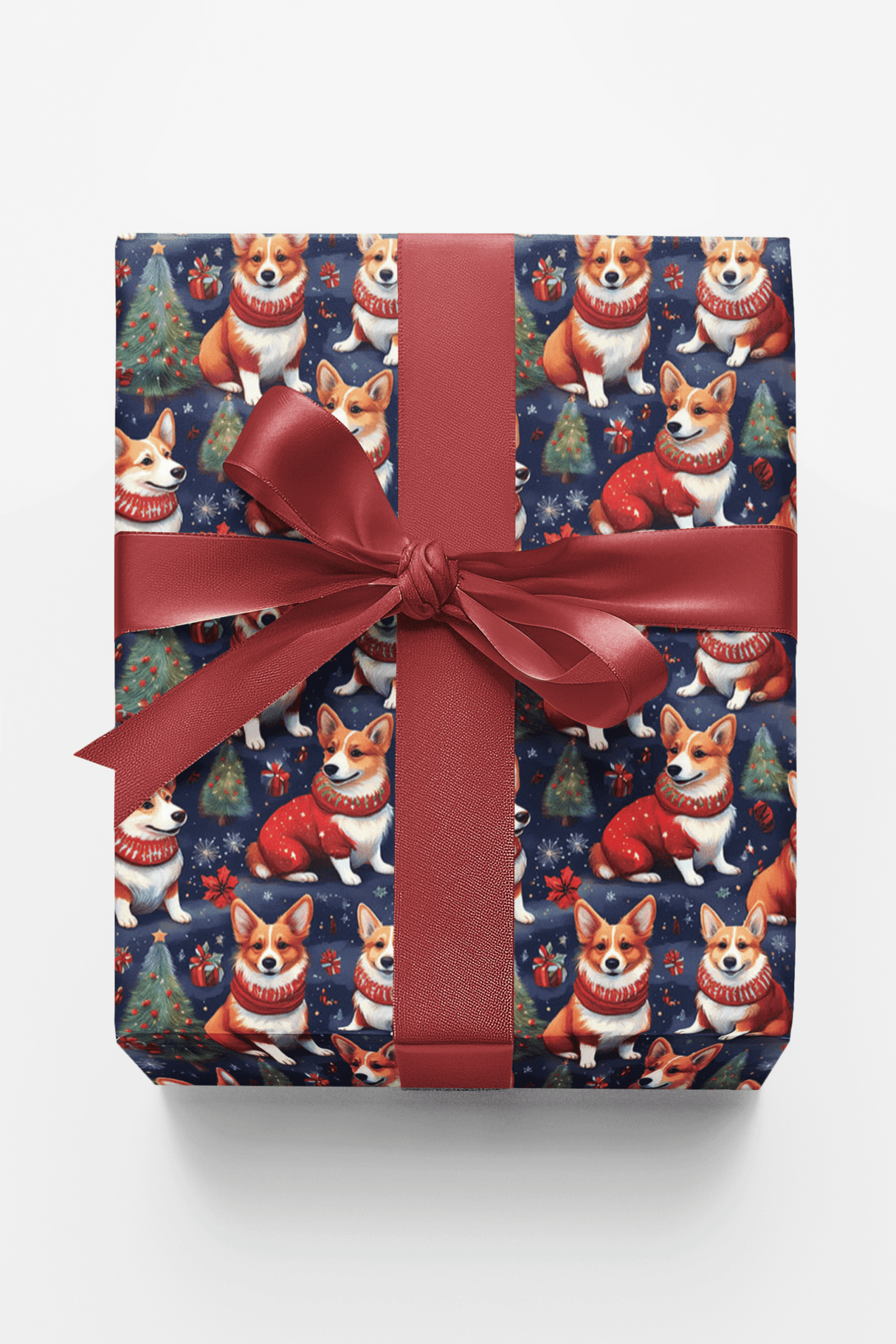 Corgi Under the Pines - London Penny Gift Wrap