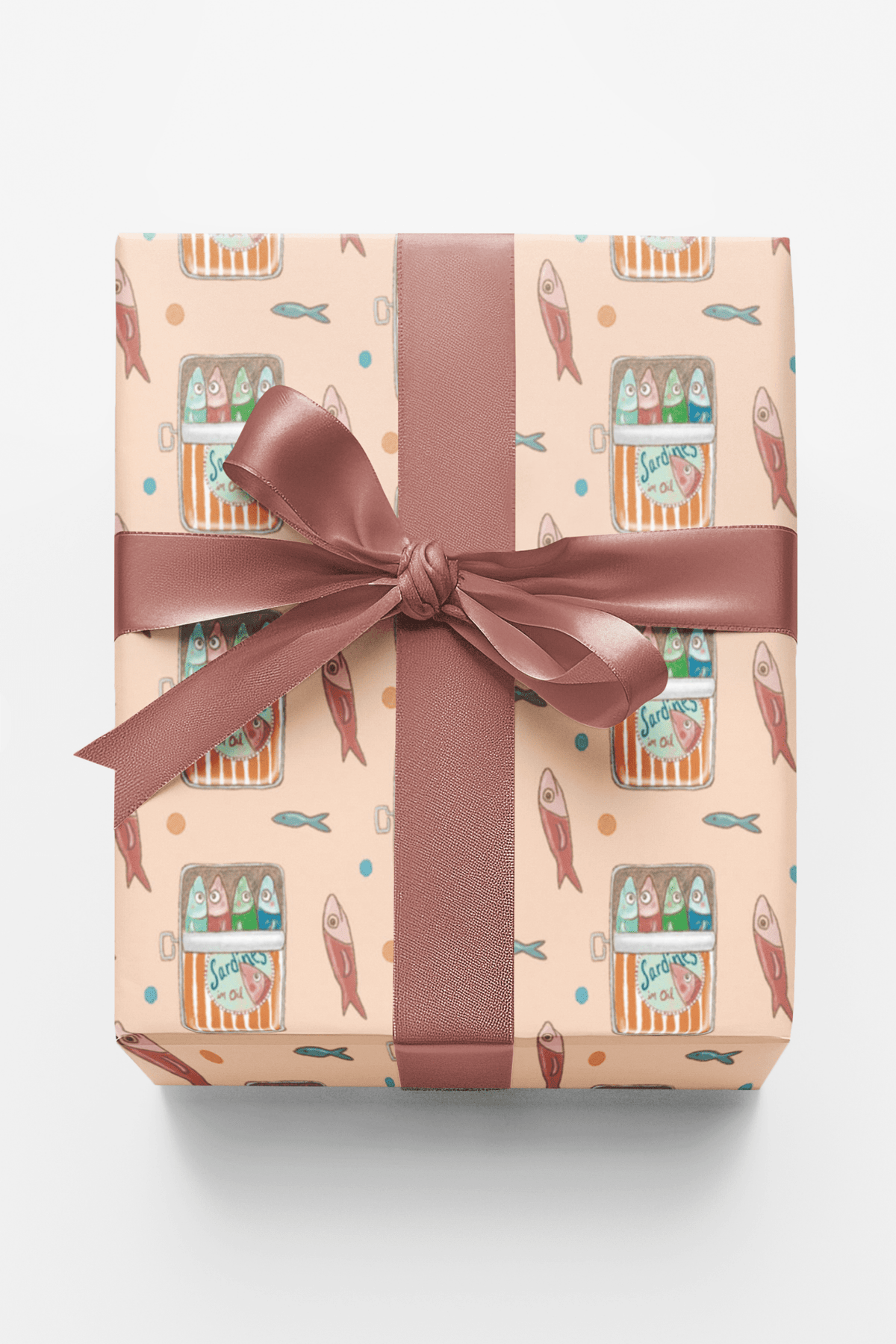 Box Of Fish Wrapping Paper | Michelle Gilsey | Artist Corner - London Penny Gift Wrap