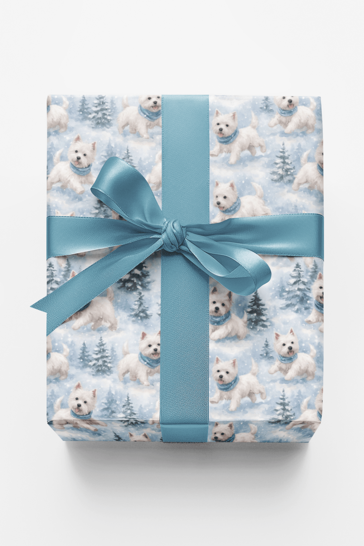Westie Winter Wonderland - London Penny Gift Wrap