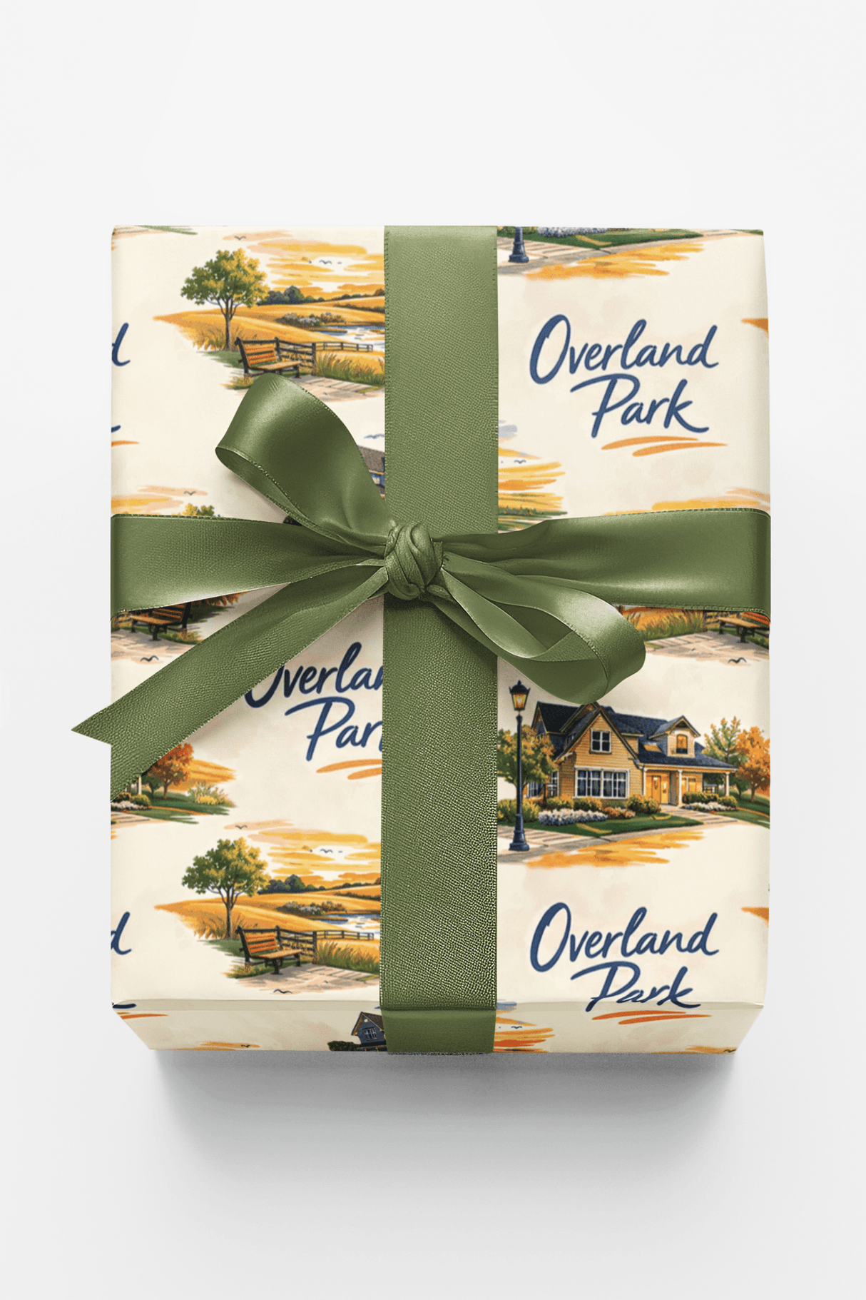 Overland Park Prairie Luxe - London Penny Gift Wrap