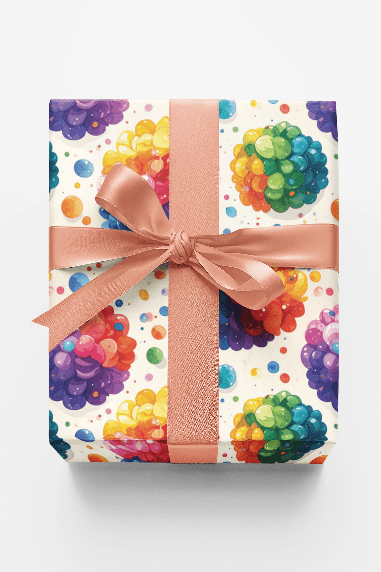 Balloon Confetti Mix Wrapping Paper - London Penny Gift Wrap