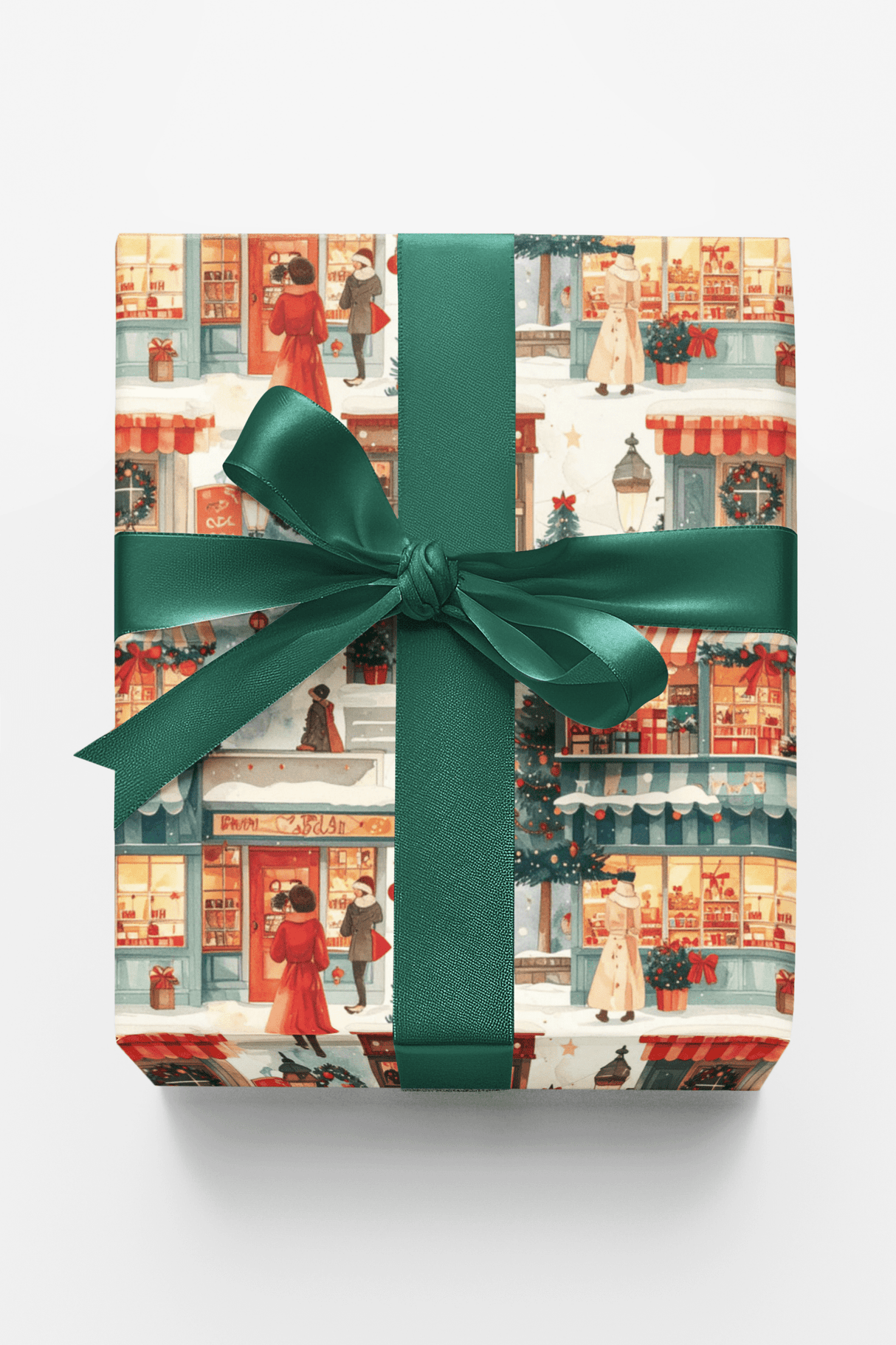 LIMITED TIME | Christmas Shopping Jubilee Wrapping Paper - London Penny Gift Wrap