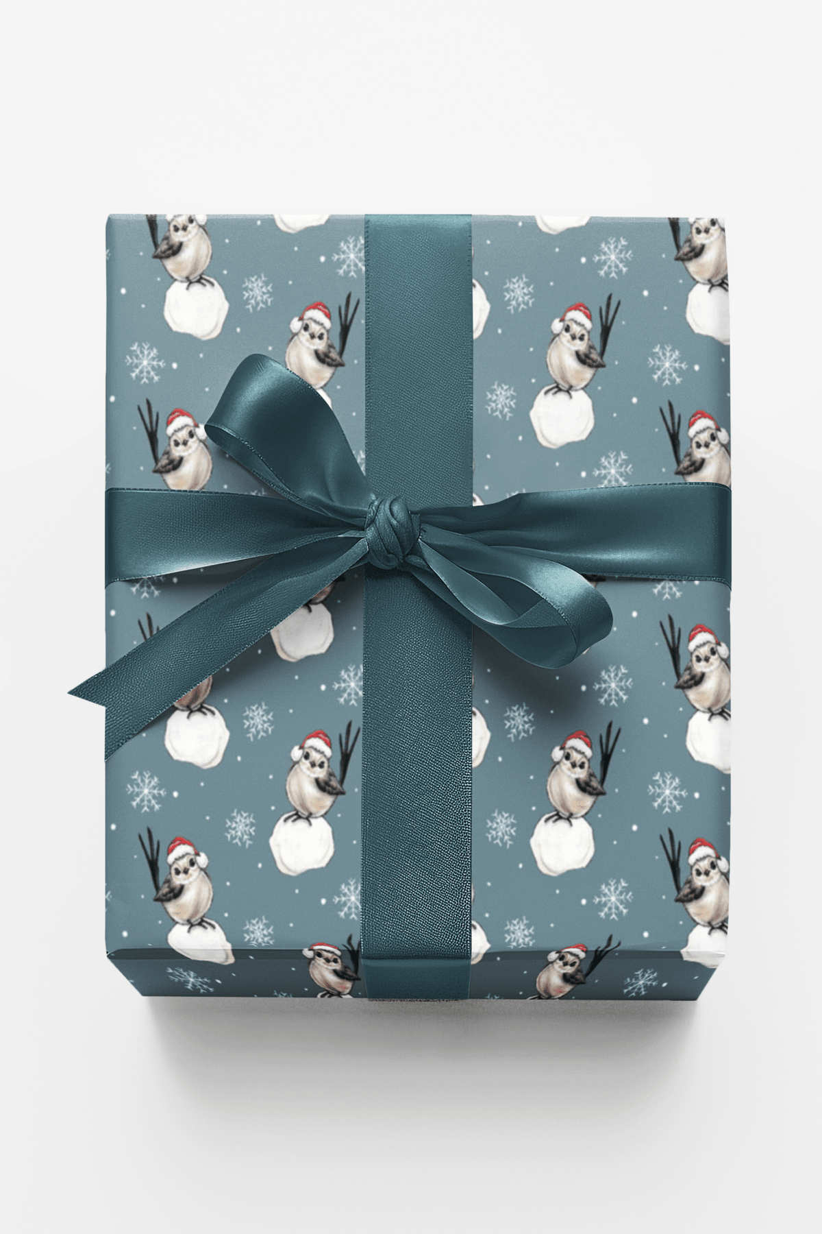 SantaSnowbird Wrapping Paper | Michelle Gilsey | Artist Corner - London Penny Gift Wrap