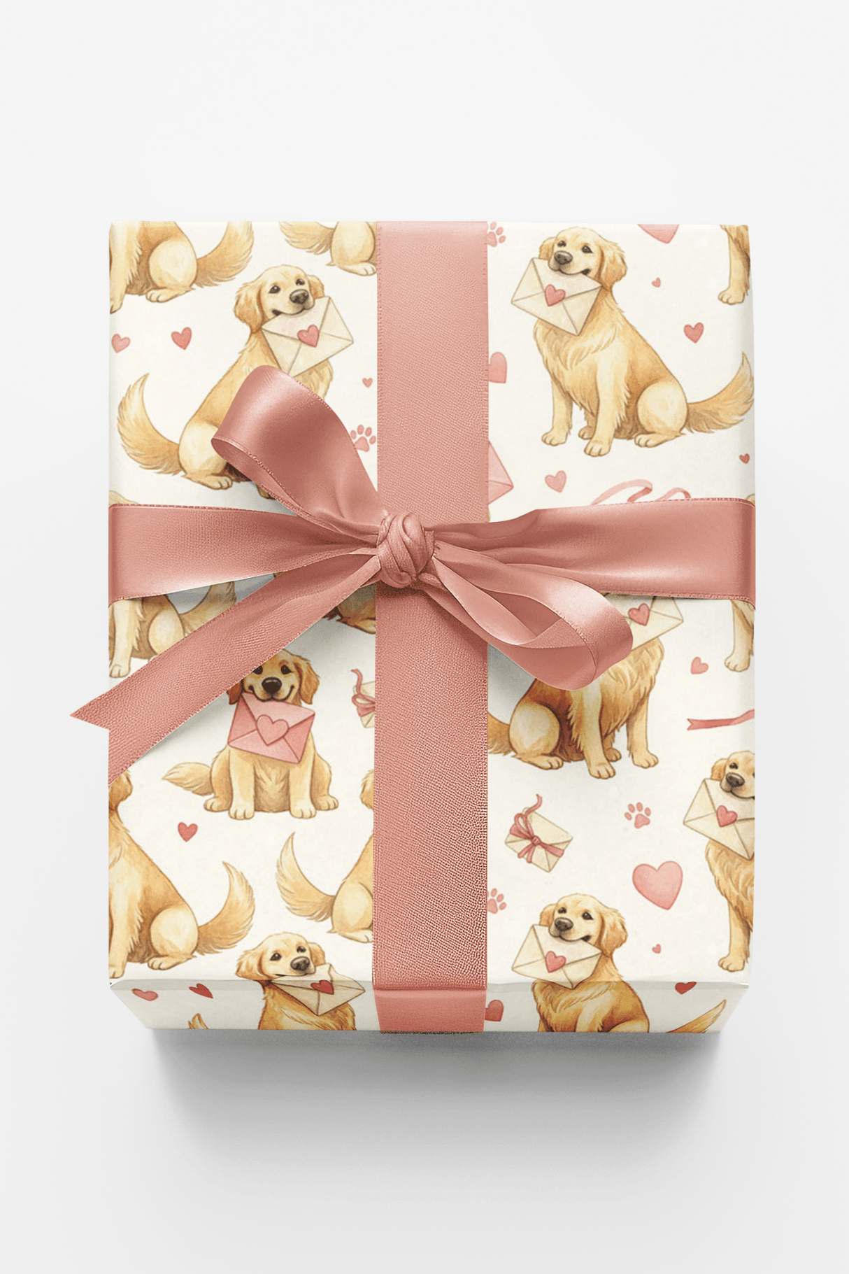 Golden Love Notes - London Penny Gift Wrap