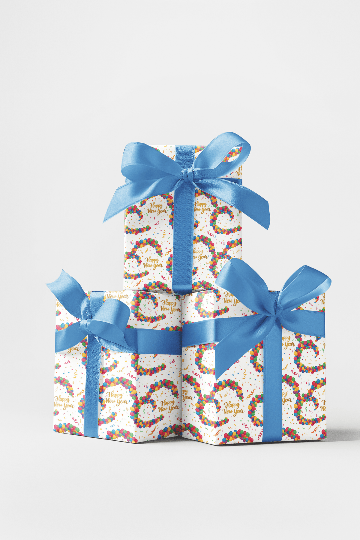 Festive New Year - London Penny Gift Wrap