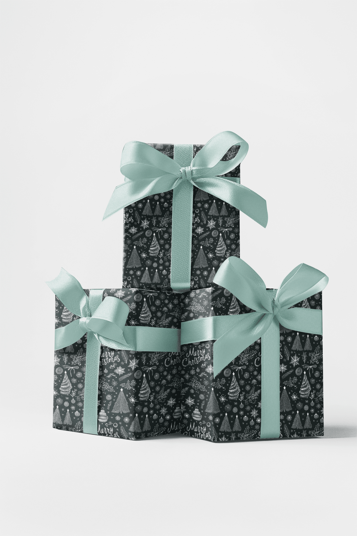 Festive Script - London Penny Gift Wrap