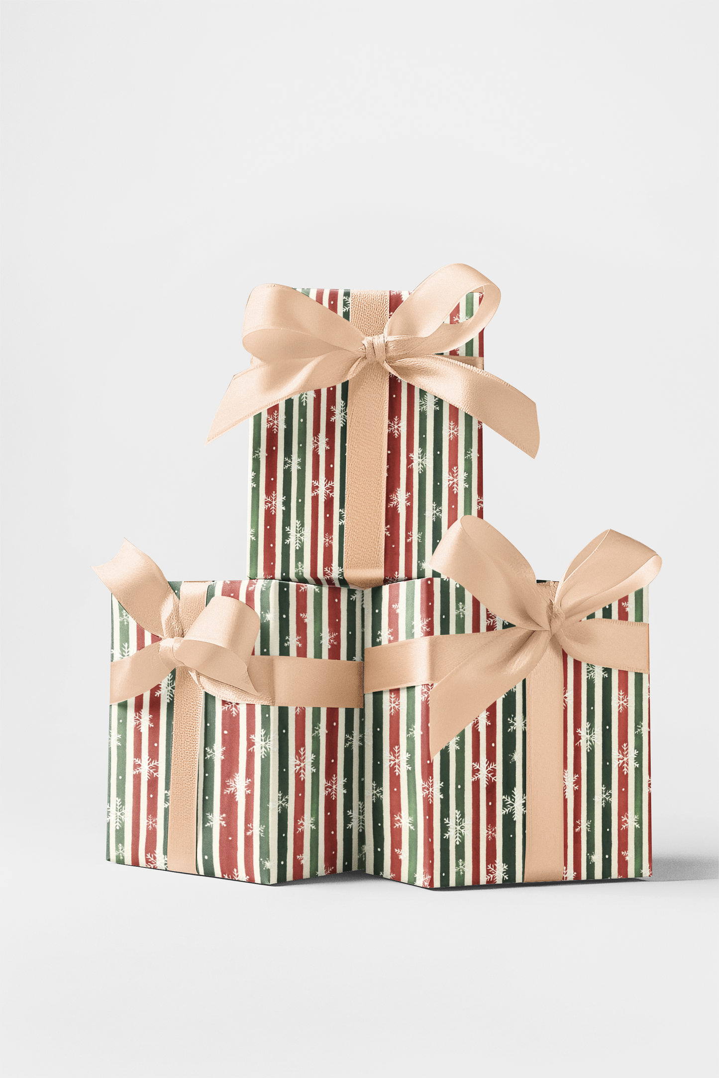 Frosted Holiday Stripes