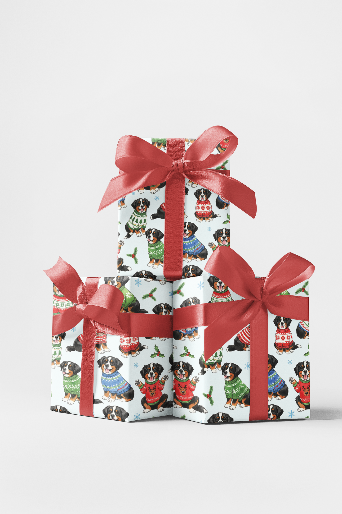 Bernese Mountain Dog Holiday Sweaters