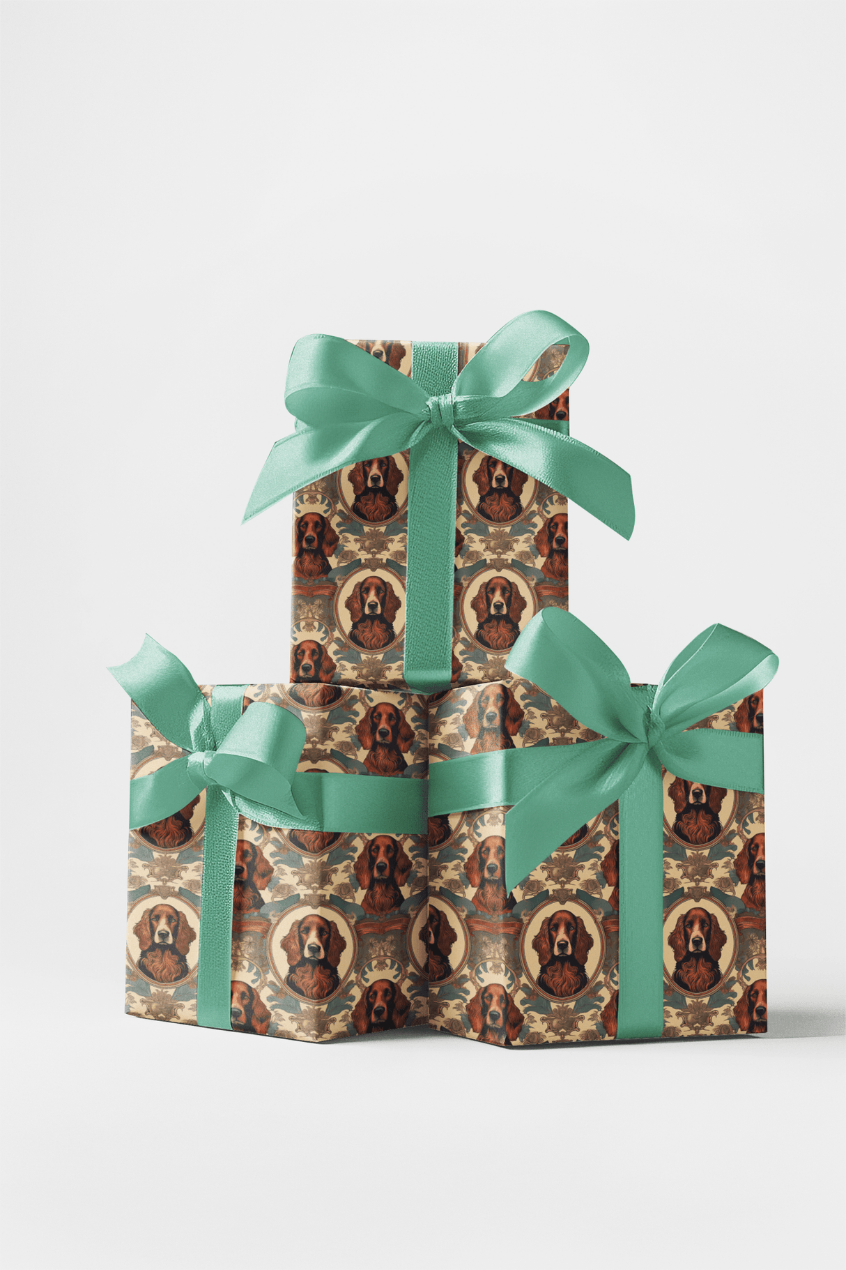 Irish Setter Classic Toile - London Penny Gift Wrap