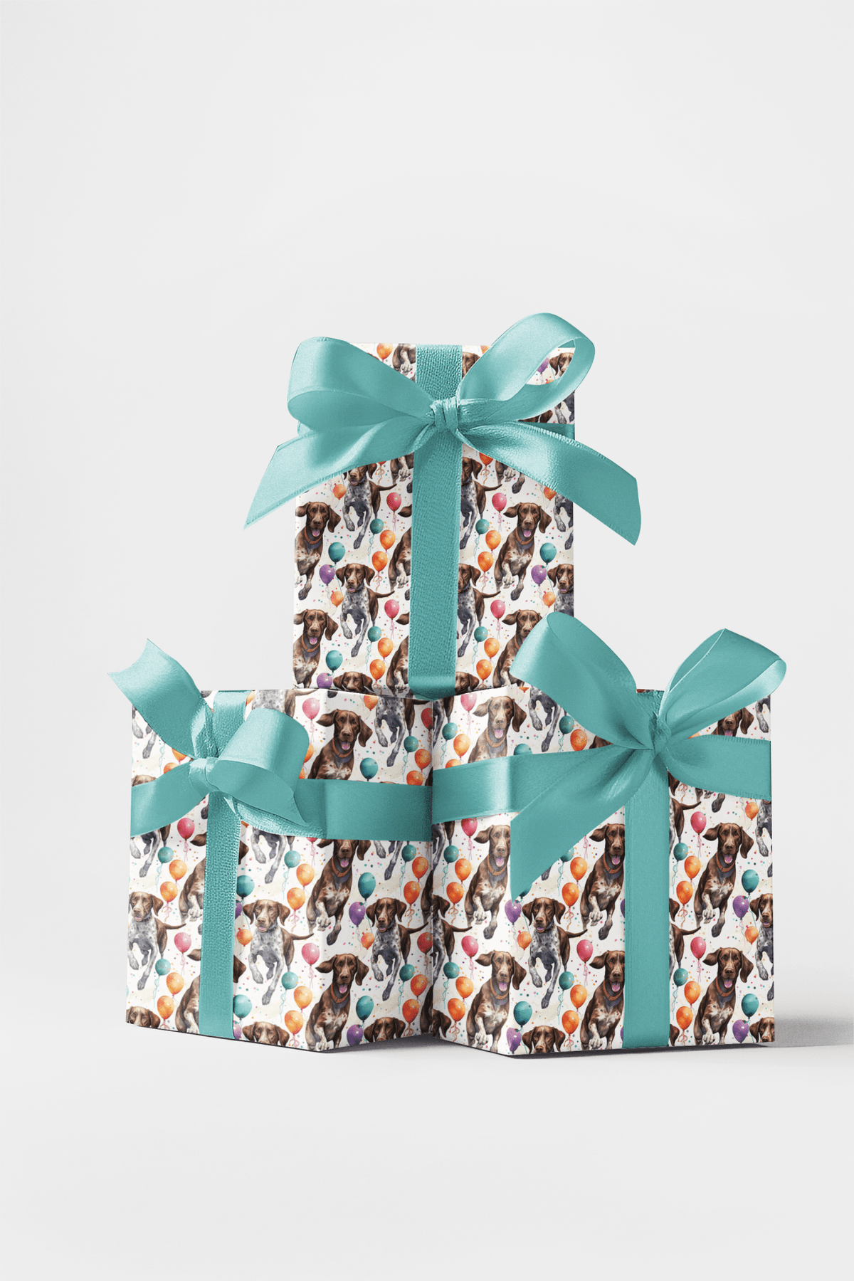 Pointer Birthday Balloons - London Penny Gift Wrap