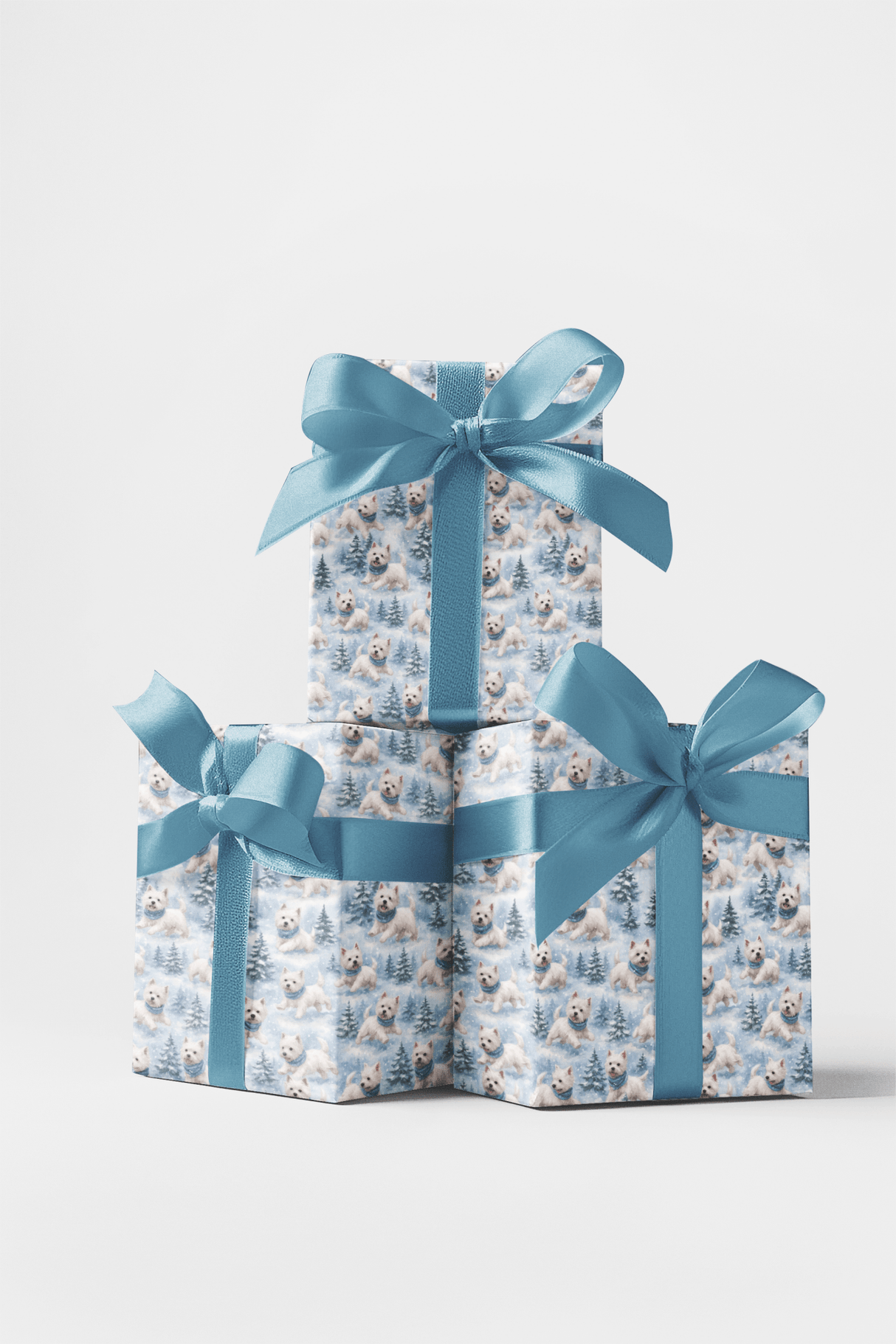 Westie Winter Wonderland - London Penny Gift Wrap
