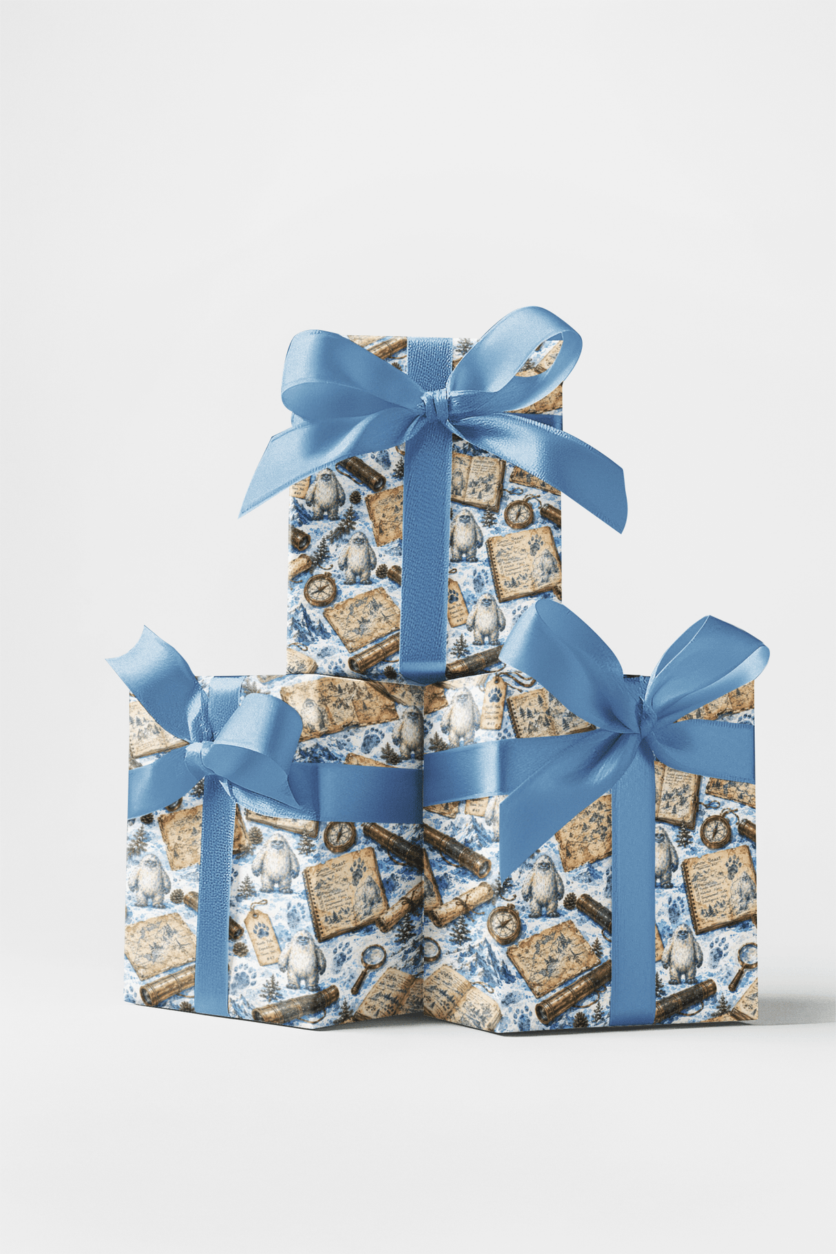 LIMITED TIME | Frost bound Exploration Wrapping Paper - London Penny Gift Wrap