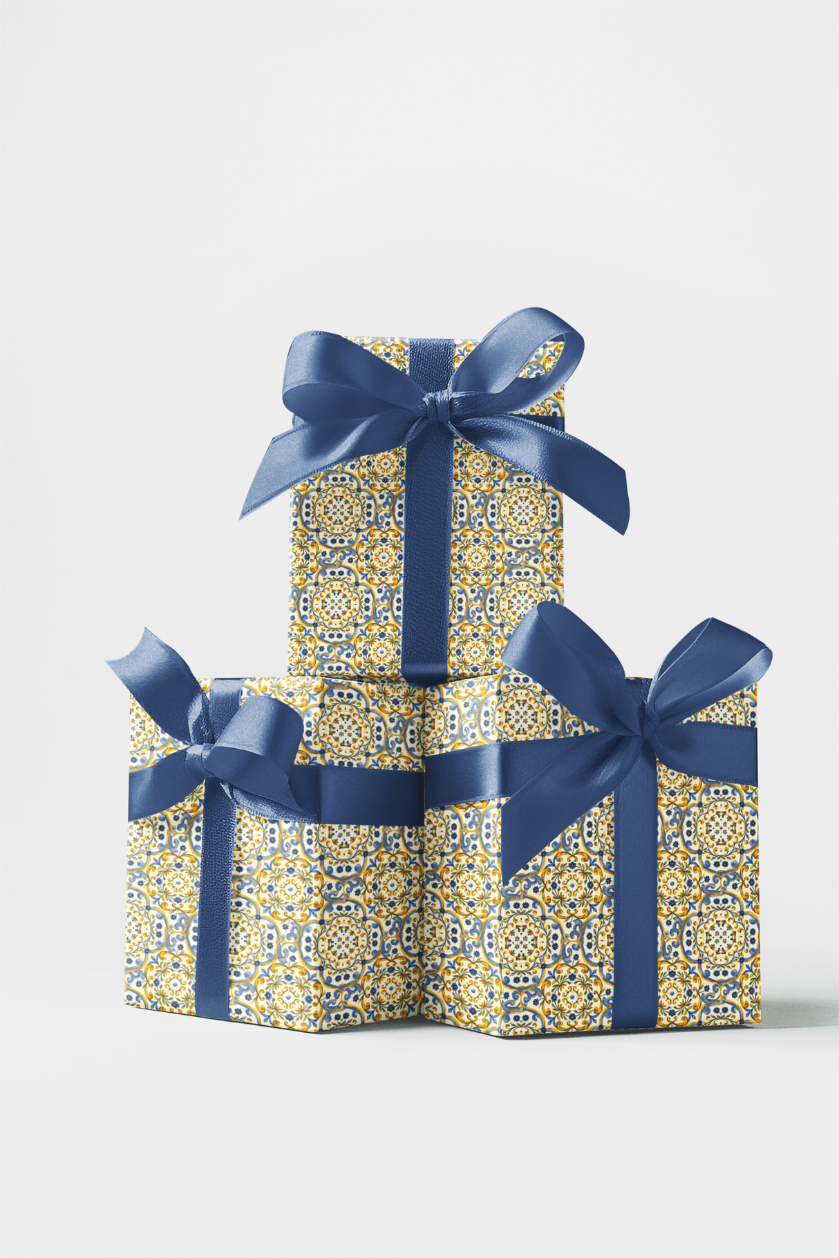 Azure Mosaic - London Penny Gift Wrap