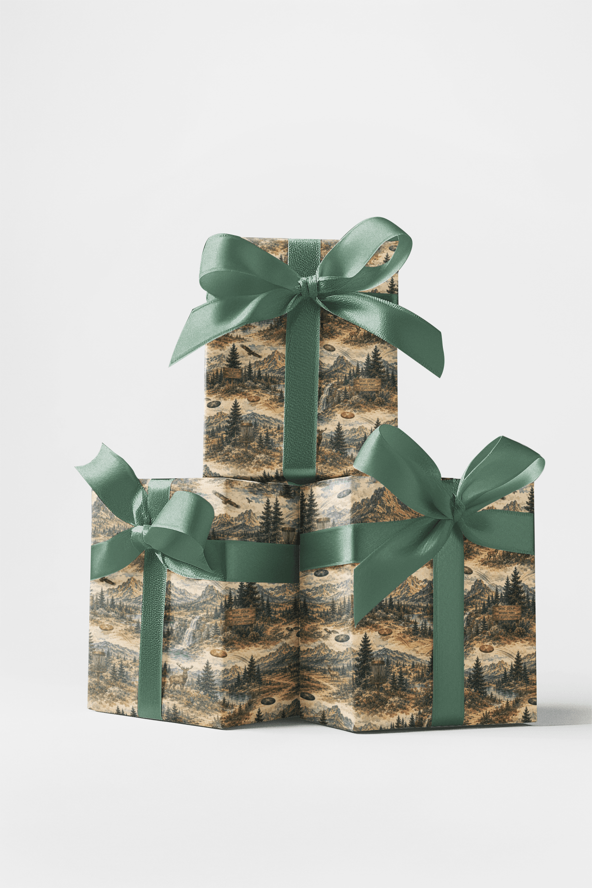 National Park Fairways Wrapping Paper - London Penny Gift Wrap