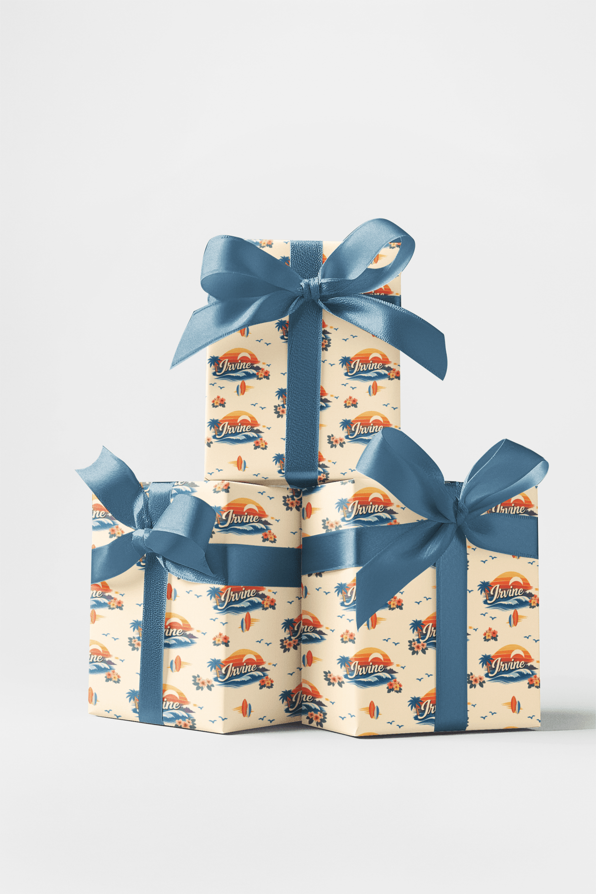 Irvine Pacific Calm - London Penny Gift Wrap