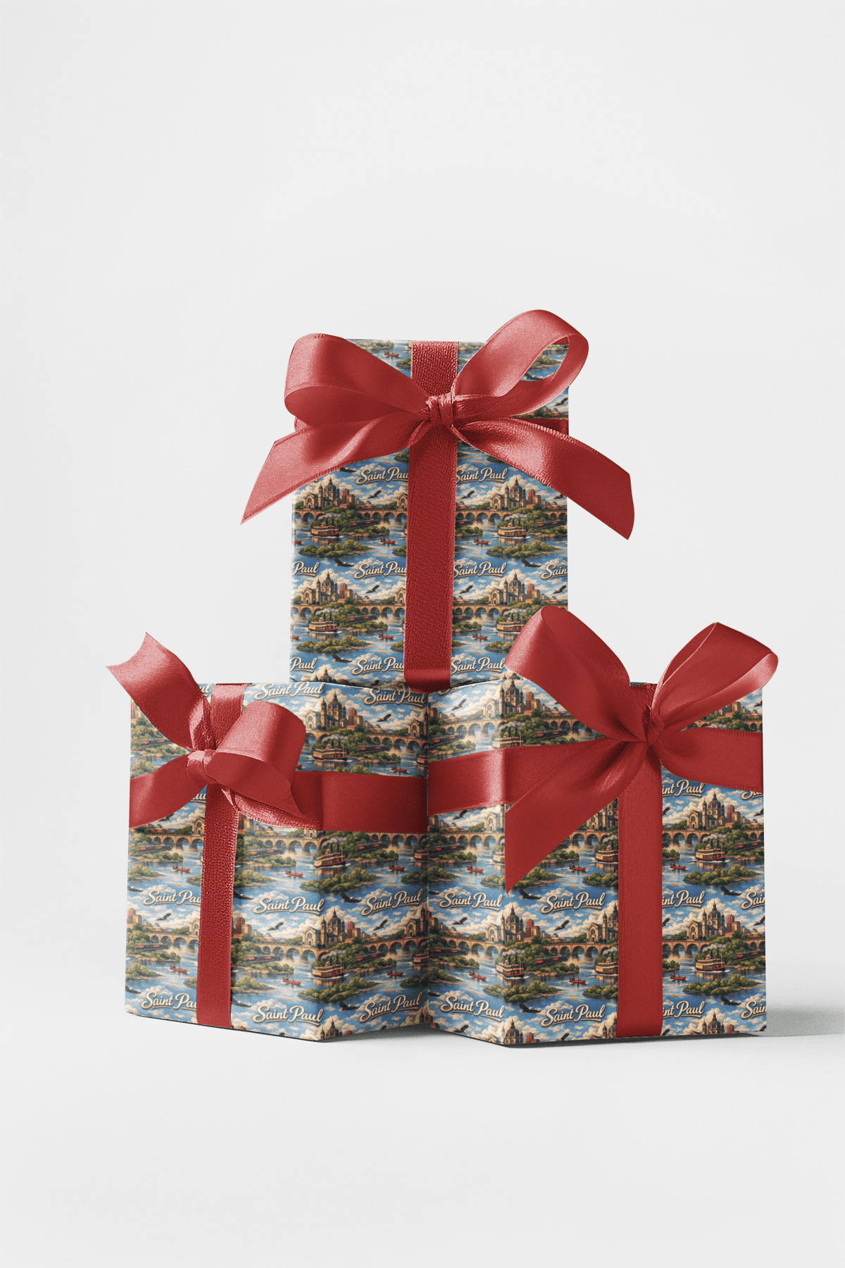 Saint Paul River City Classic - London Penny Gift Wrap